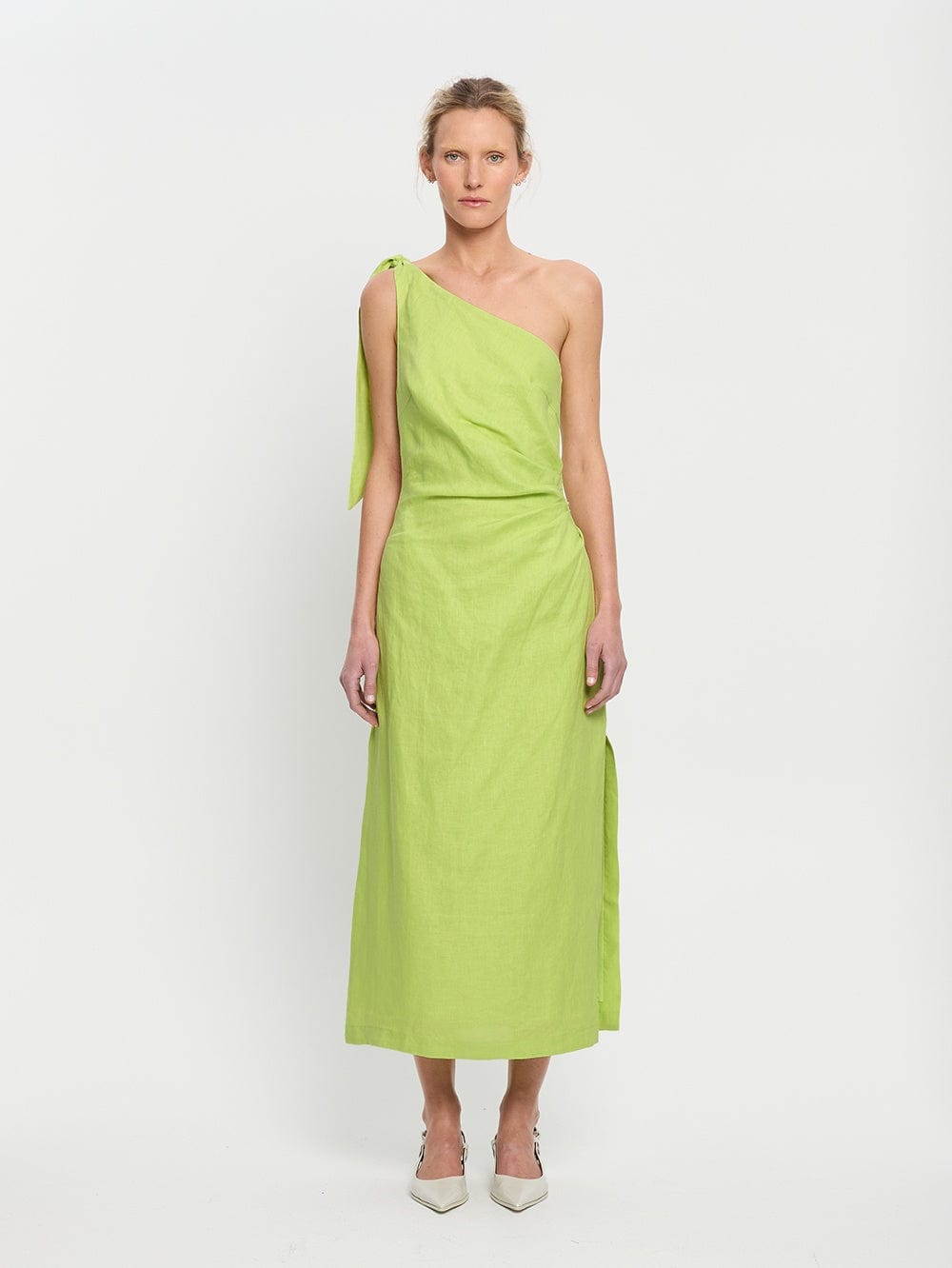 Kivari Dresses - Event Kivari | Addison Midi Dress - Lime