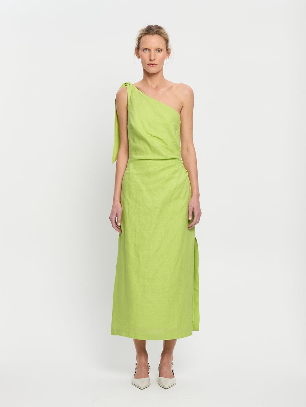 Kivari Dresses - Event Kivari | Addison Midi Dress - Lime