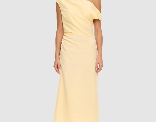 Kivari Dresses Karina Midi Dress - Butter