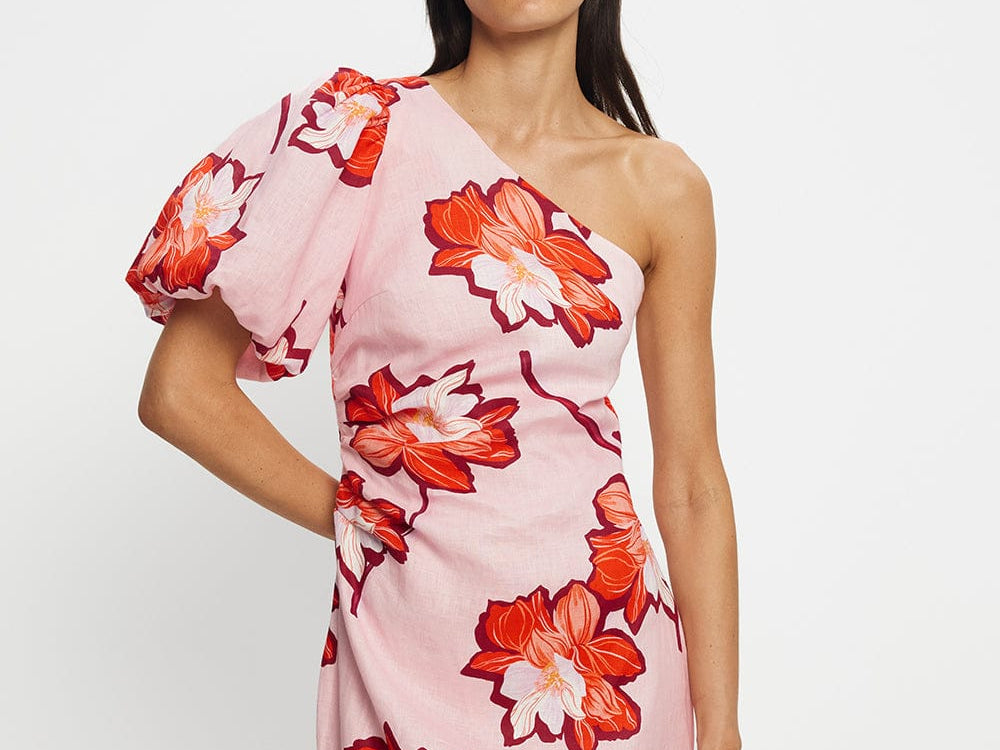 Kivari Dresses Lani One Shoulder Mini Dress