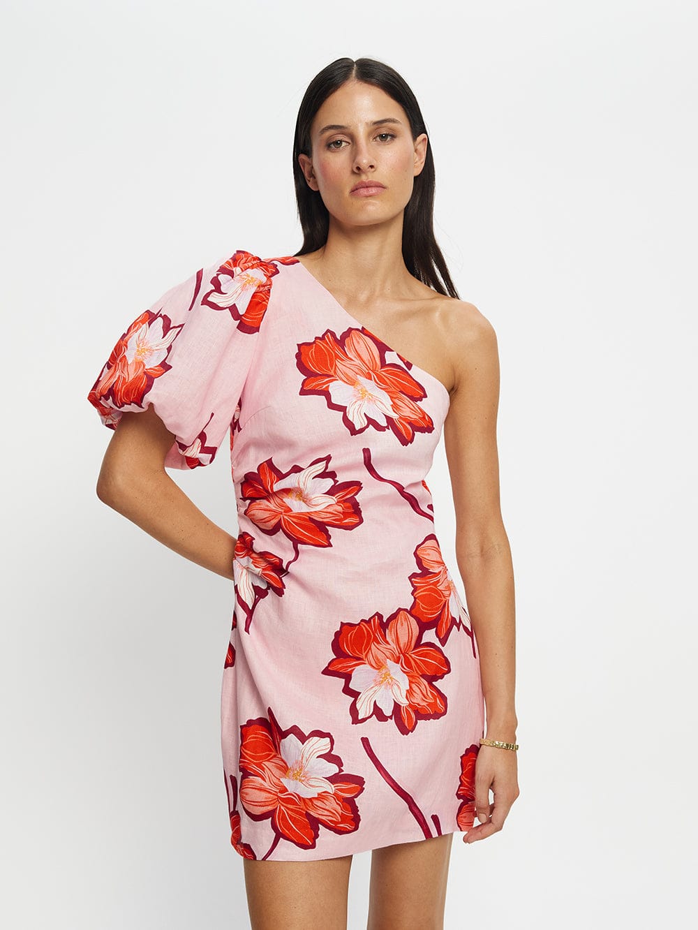 Kivari Dresses Lani One Shoulder Mini Dress