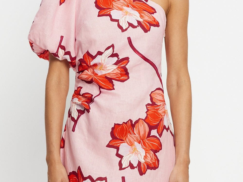 Kivari Dresses Lani One Shoulder Mini Dress - Lani