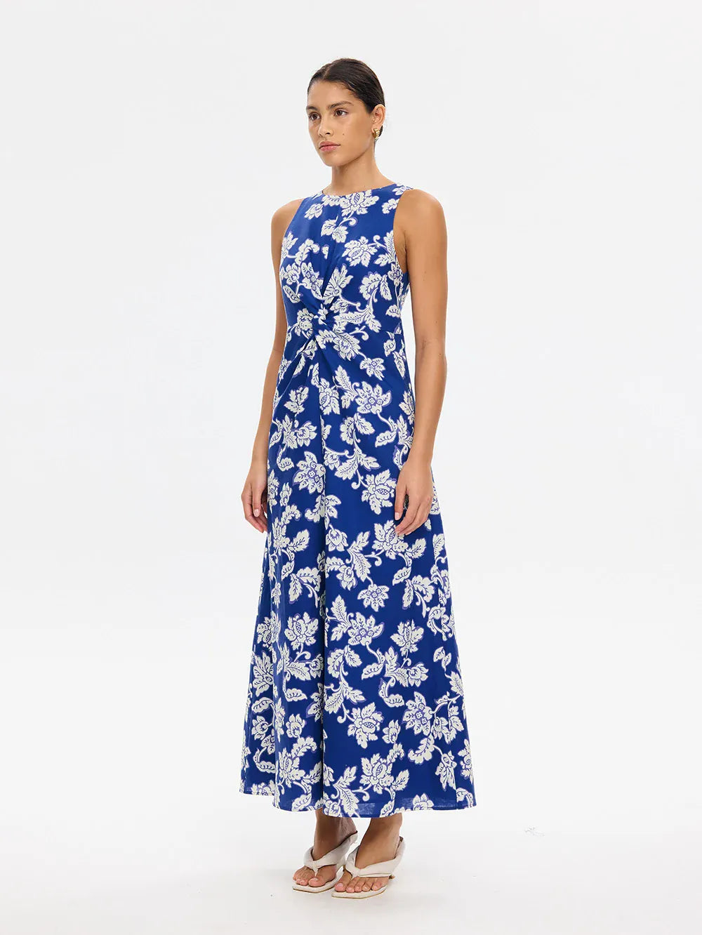 Kivari Dresses Linda Maxi Dress - Blue Butter