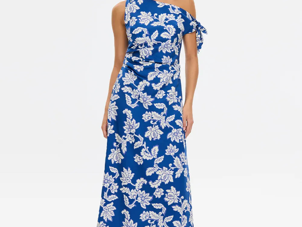 Kivari Dresses Linda Midi Dress - Blue Butter