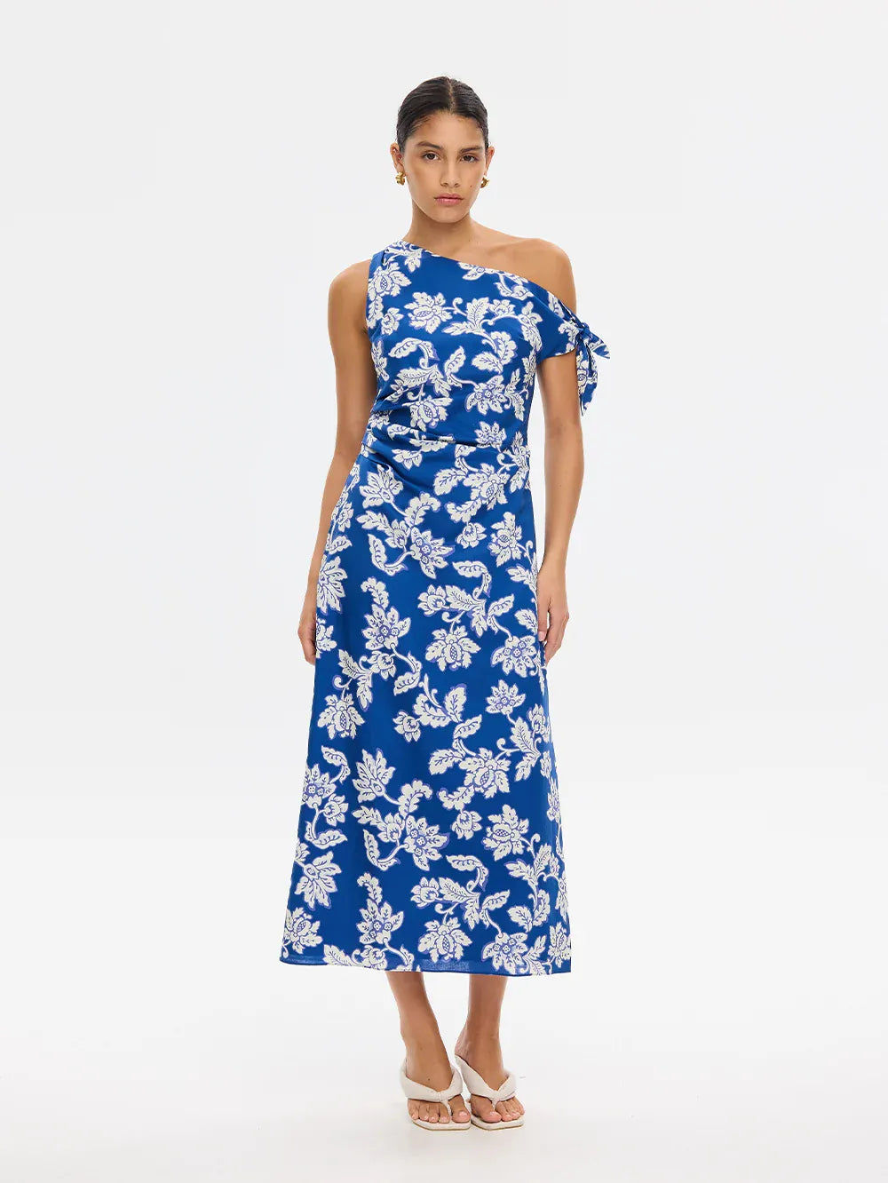 Kivari Dresses Linda Midi Dress - Blue Butter