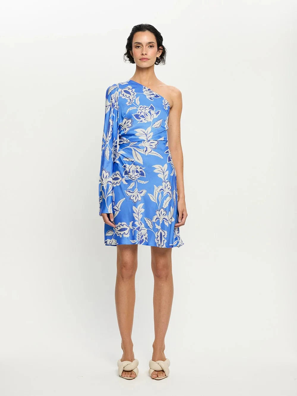 Kivari Dresses Ren One Sleeve Mini Dress - Ren