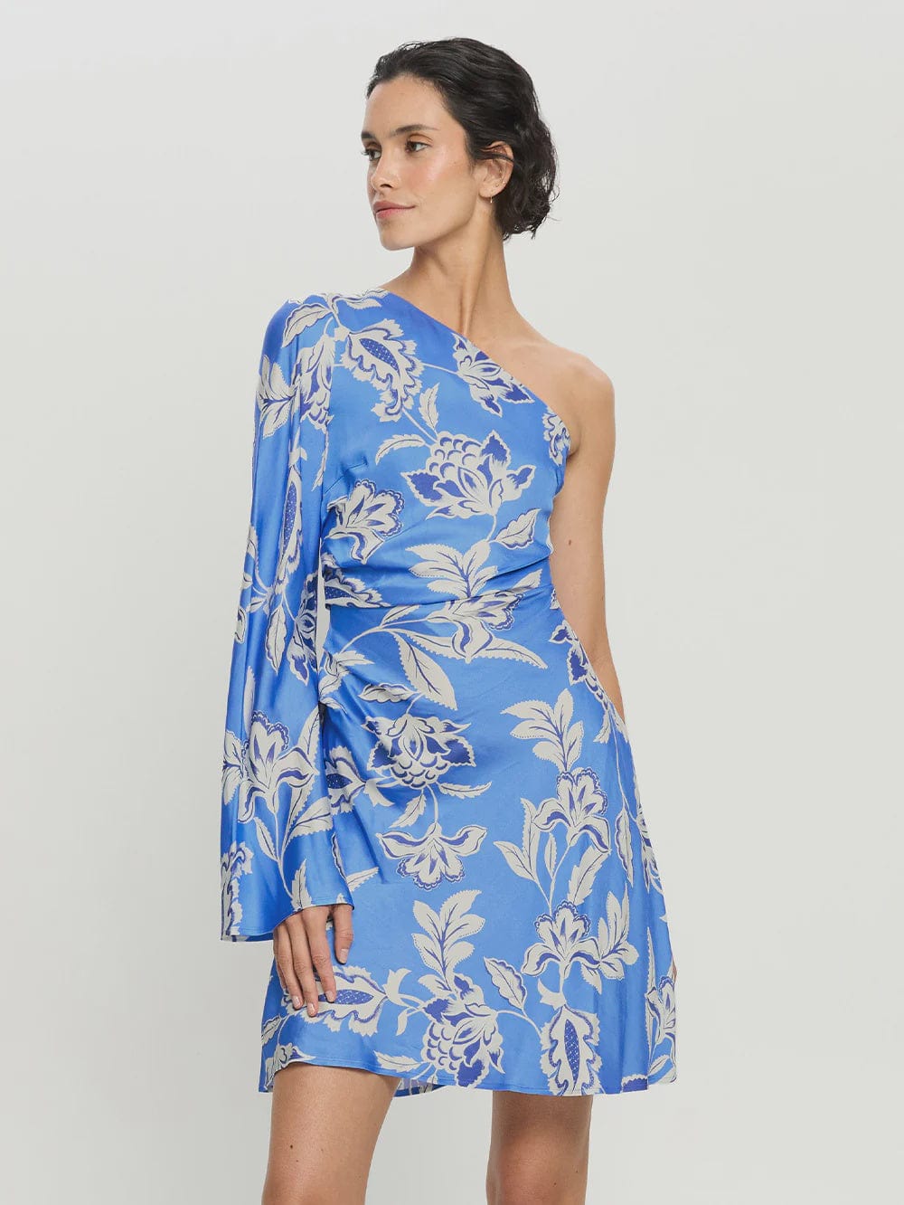 Kivari Dresses Ren One Sleeve Mini Dress - Ren