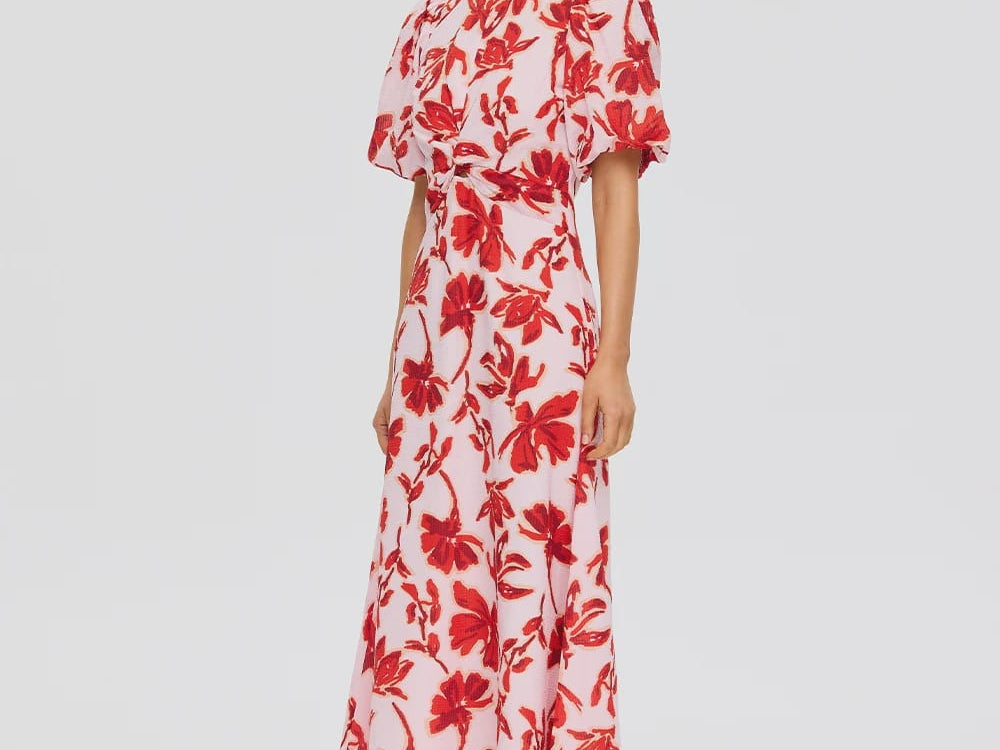 Kivari Dresses Rosalie Maxi Dress - Red
