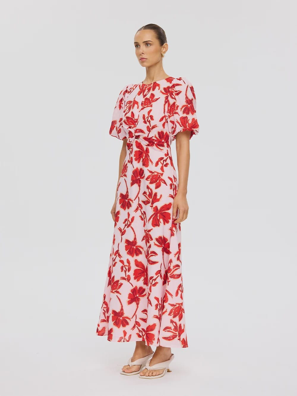Kivari Dresses Rosalie Maxi Dress - Red