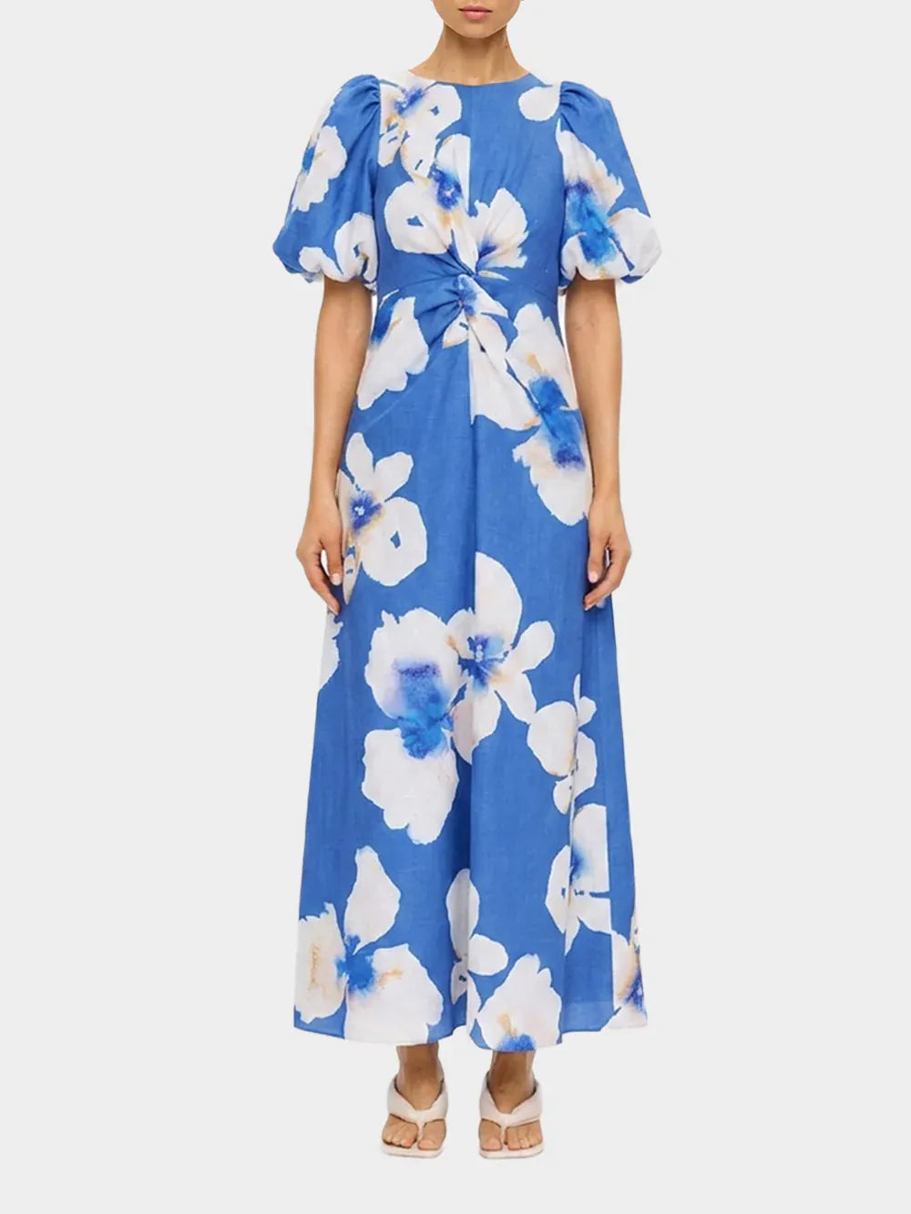 Kivari Dresses Rowena Maxi Dress - Blue