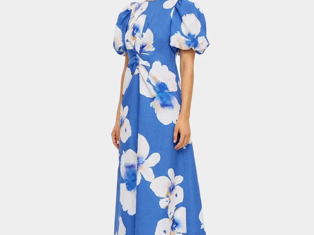 Kivari Dresses Rowena Maxi Dress - Blue