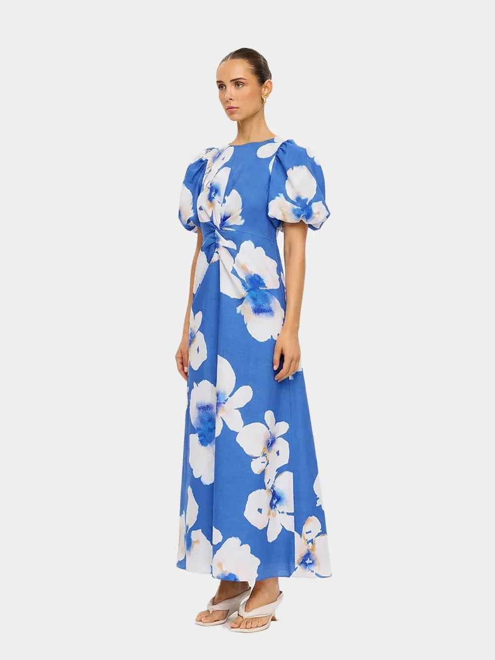 Kivari Dresses Rowena Maxi Dress - Blue