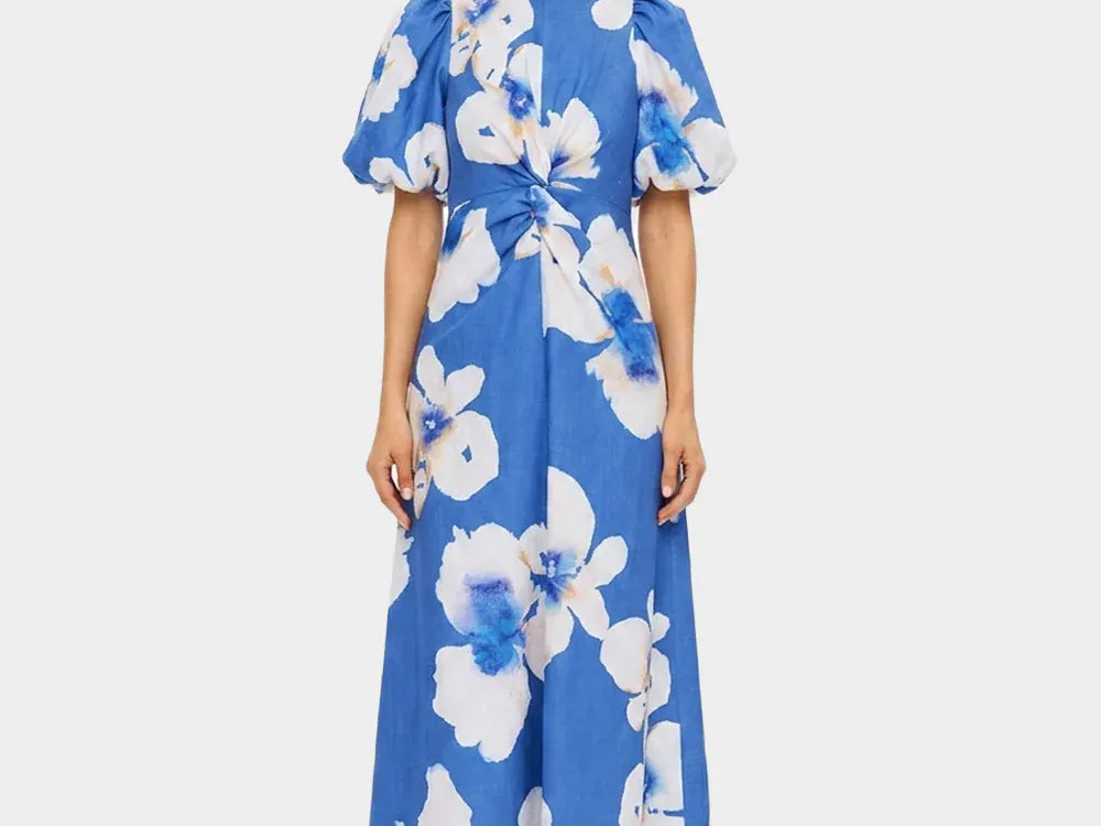 Kivari Dresses Rowena Maxi Dress - Blue