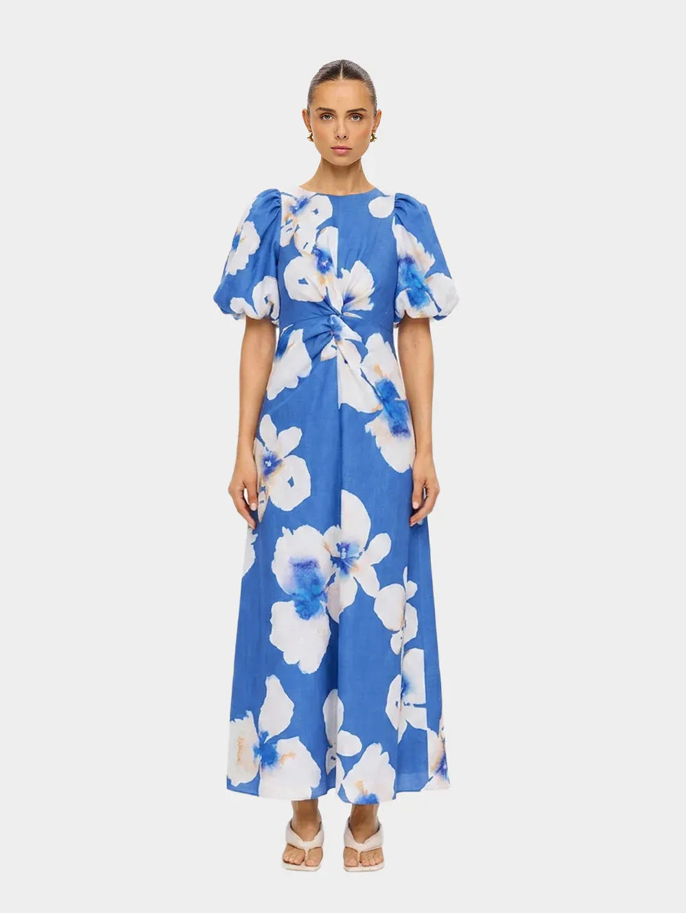 Kivari Dresses Rowena Maxi Dress - Blue