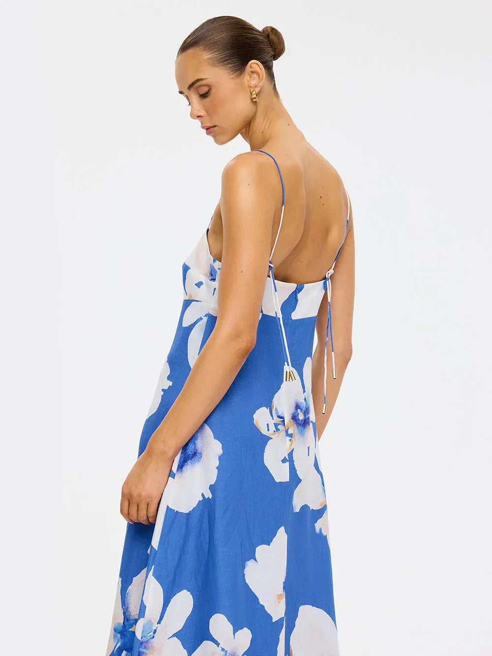 Kivari Dresses Rowena Strappy Maxi Dress - Blue