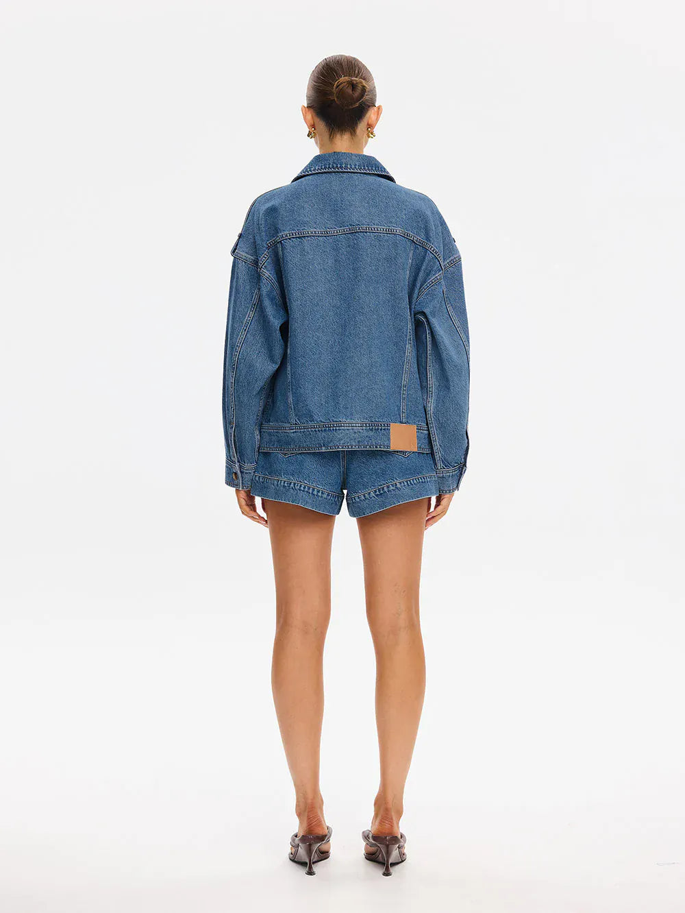 Kivari Jackets Rita Denim Jacket - Drift Blue