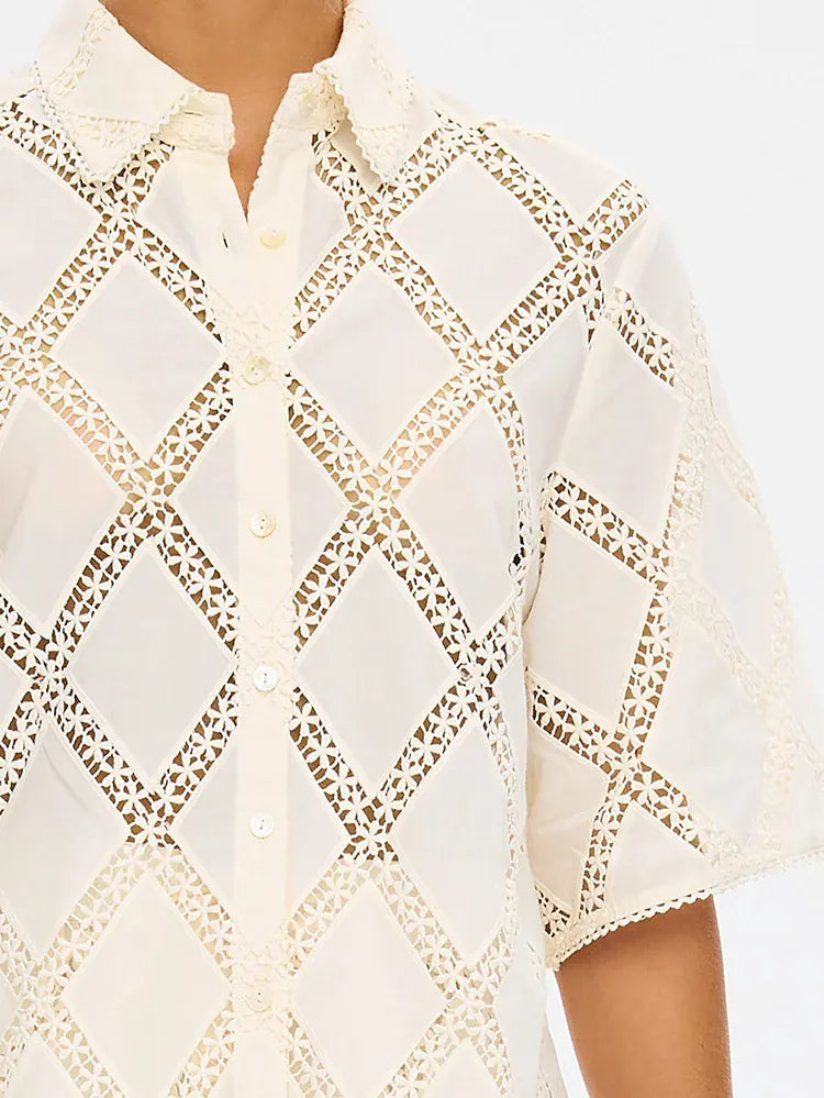 Kivari Shirts Izzy Shirt - Ivory