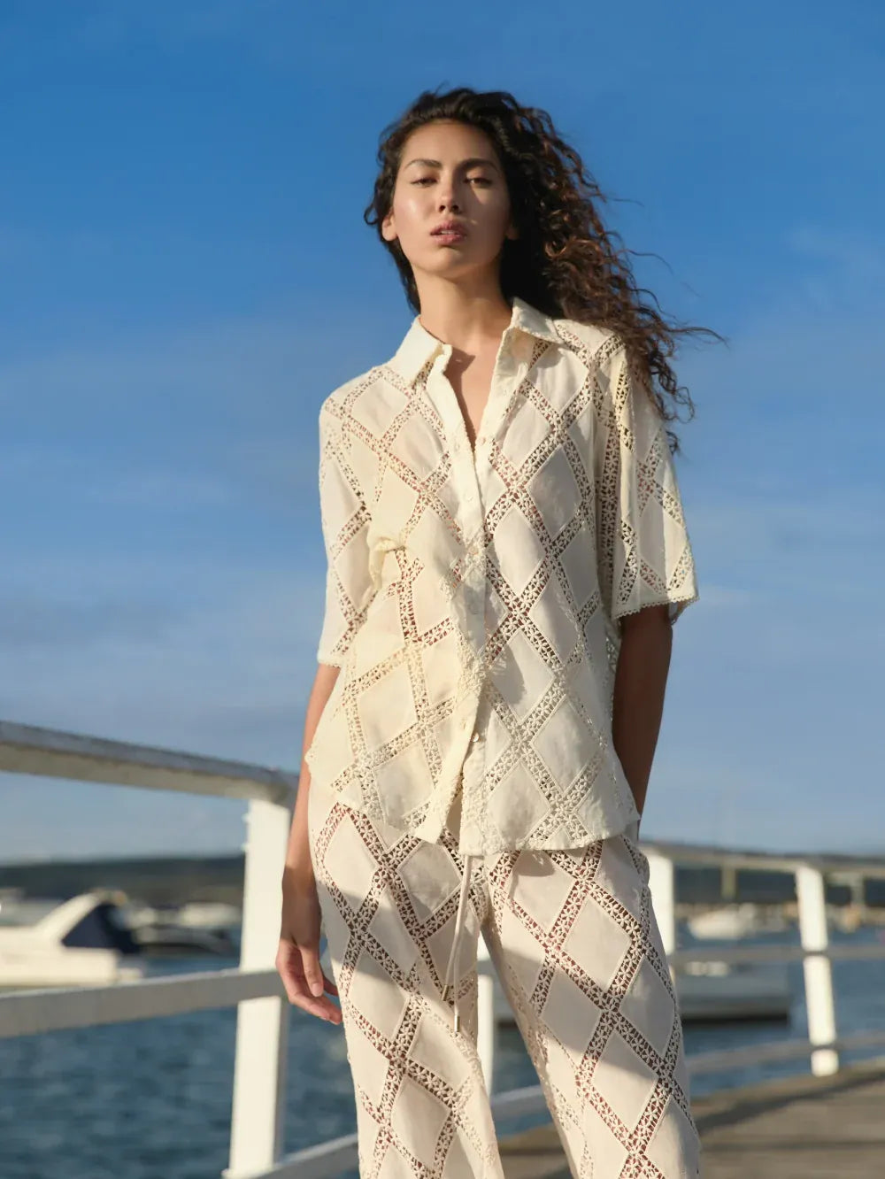 Kivari Shirts Izzy Shirt - Ivory