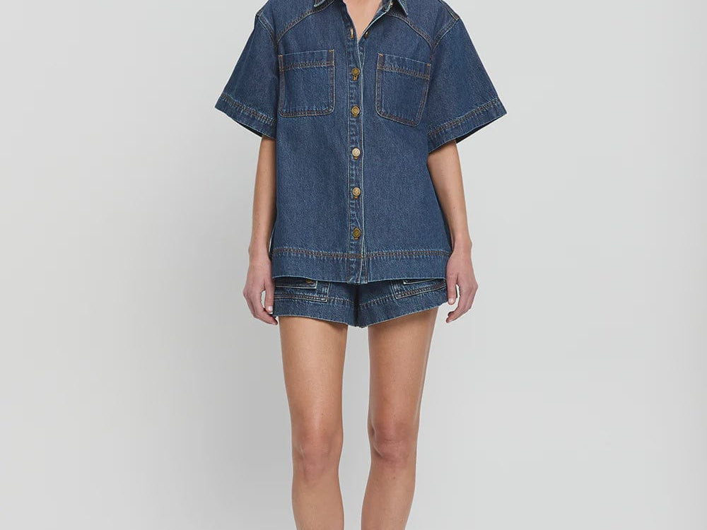 Kivari Shirts Kivari | Paloma Shirt - Indigo