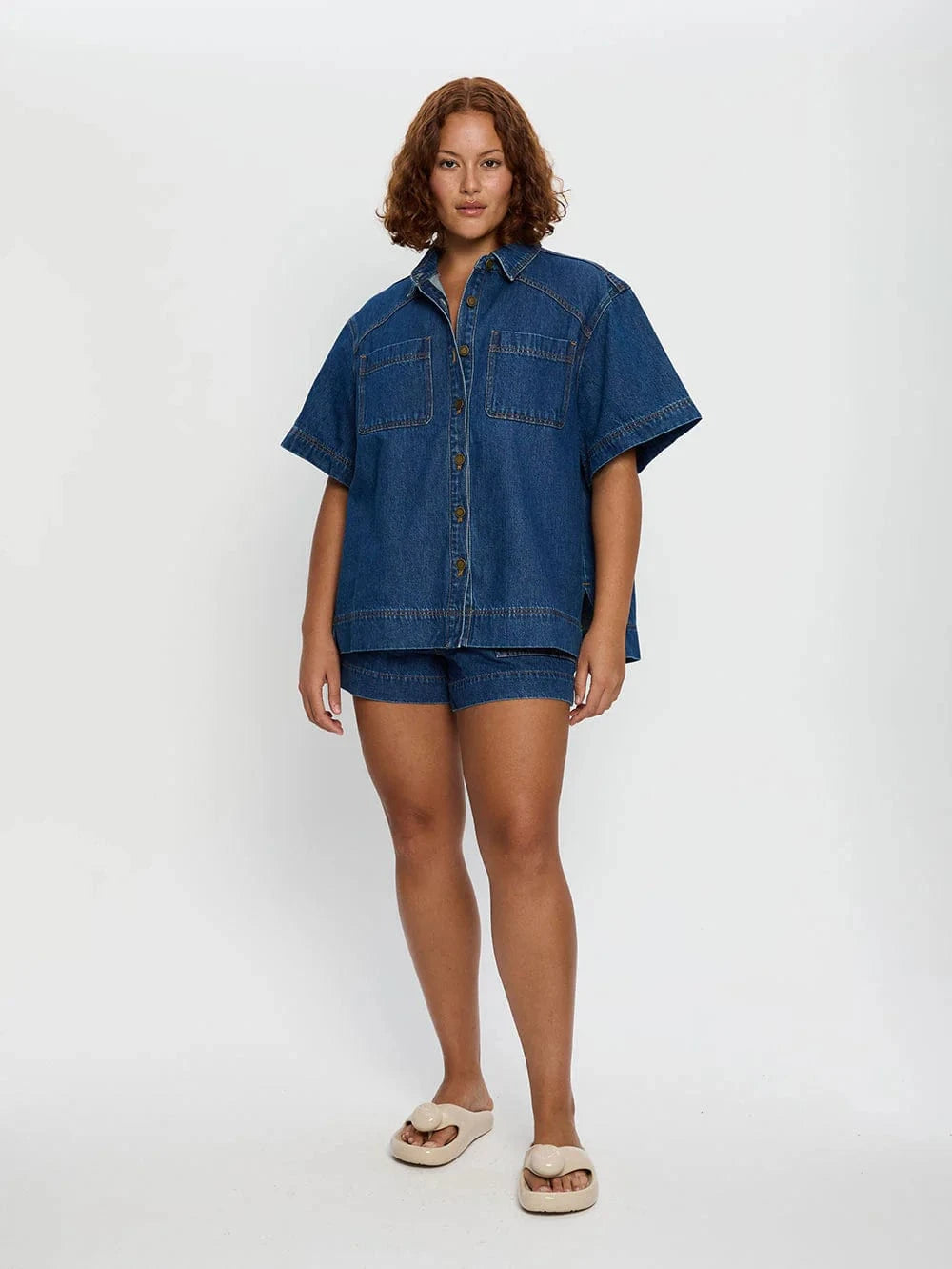 Kivari Shirts Kivari | Paloma Shirt - Indigo