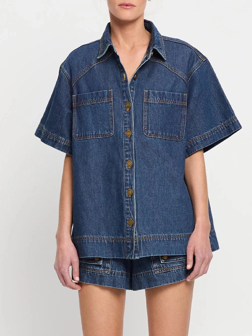 Kivari Shirts Kivari | Paloma Shirt - Indigo