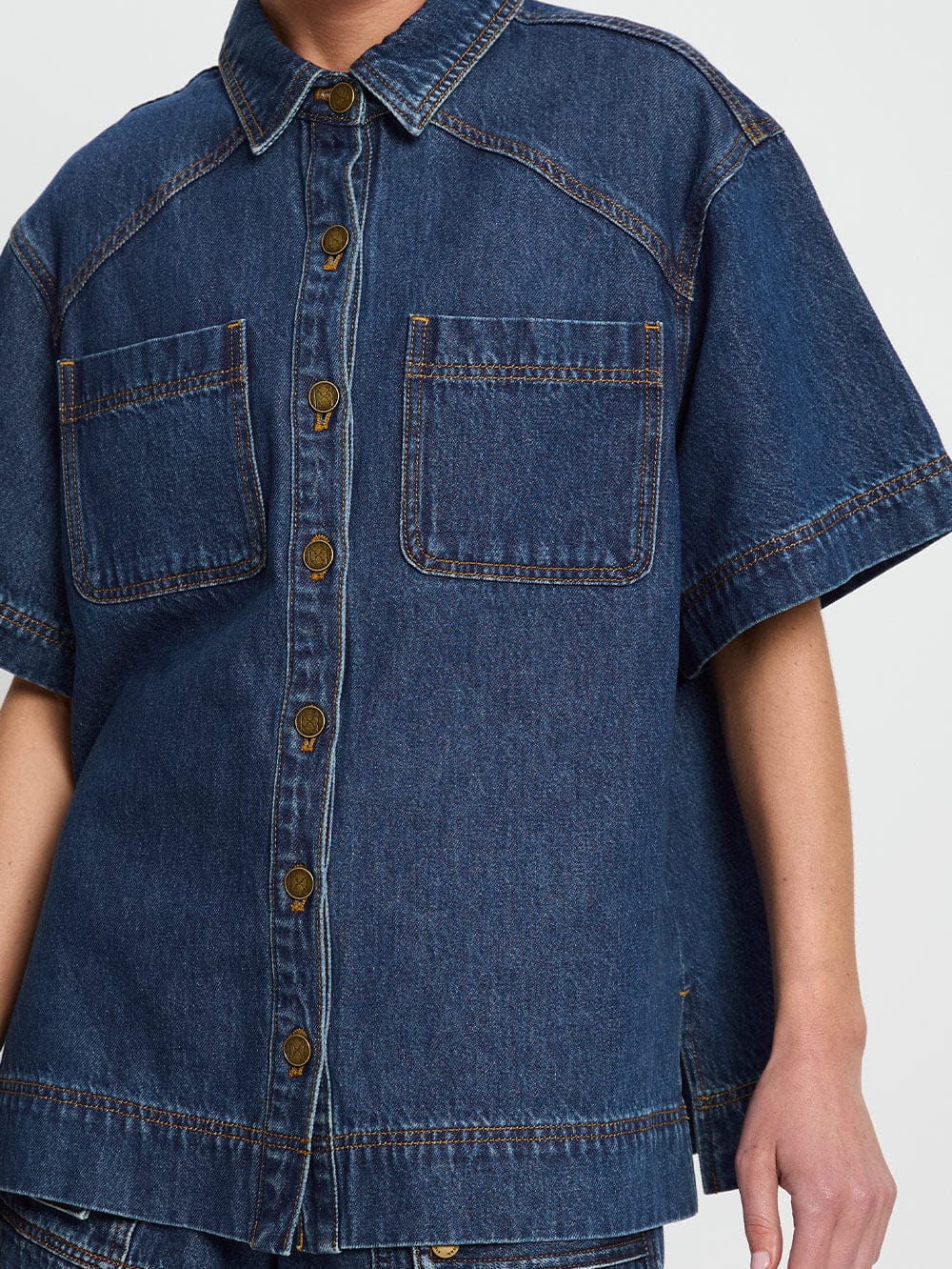 Kivari Shirts Kivari | Paloma Shirt - Indigo