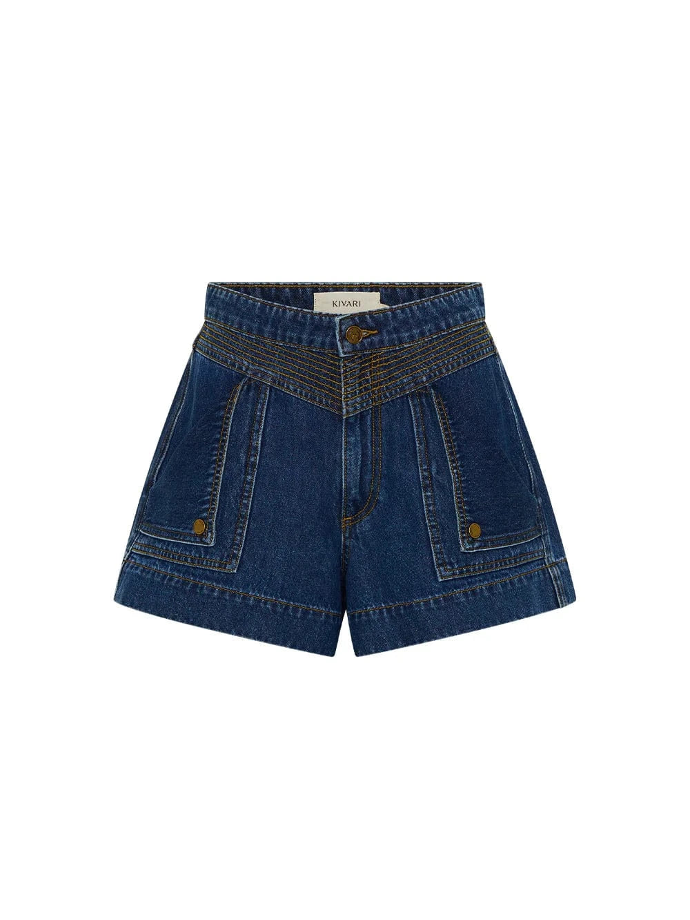 Kivari Shorts - Denim Celene Denim Short - Indigo Blue