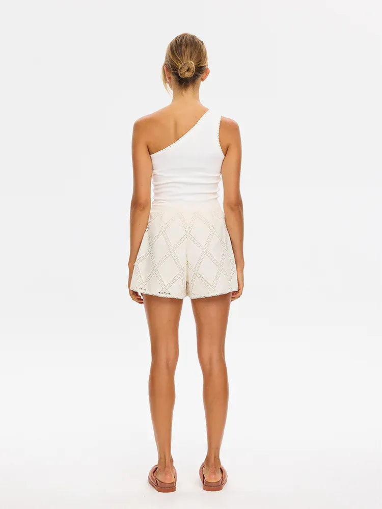 Kivari Shorts Izzy Short - Ivory