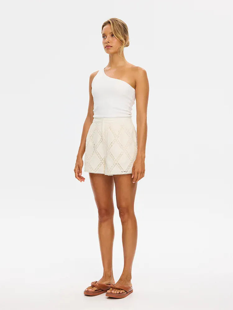 Kivari Shorts Izzy Short - Ivory