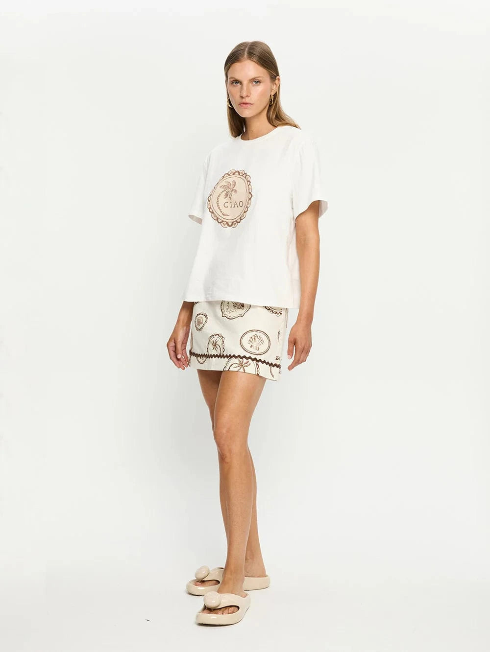 Kivari Tees Kivari | Ciao Tee - Ivory