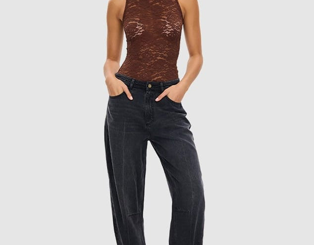 Kivari Tops - Tanks Bonnie Lace Tank - Chocolate