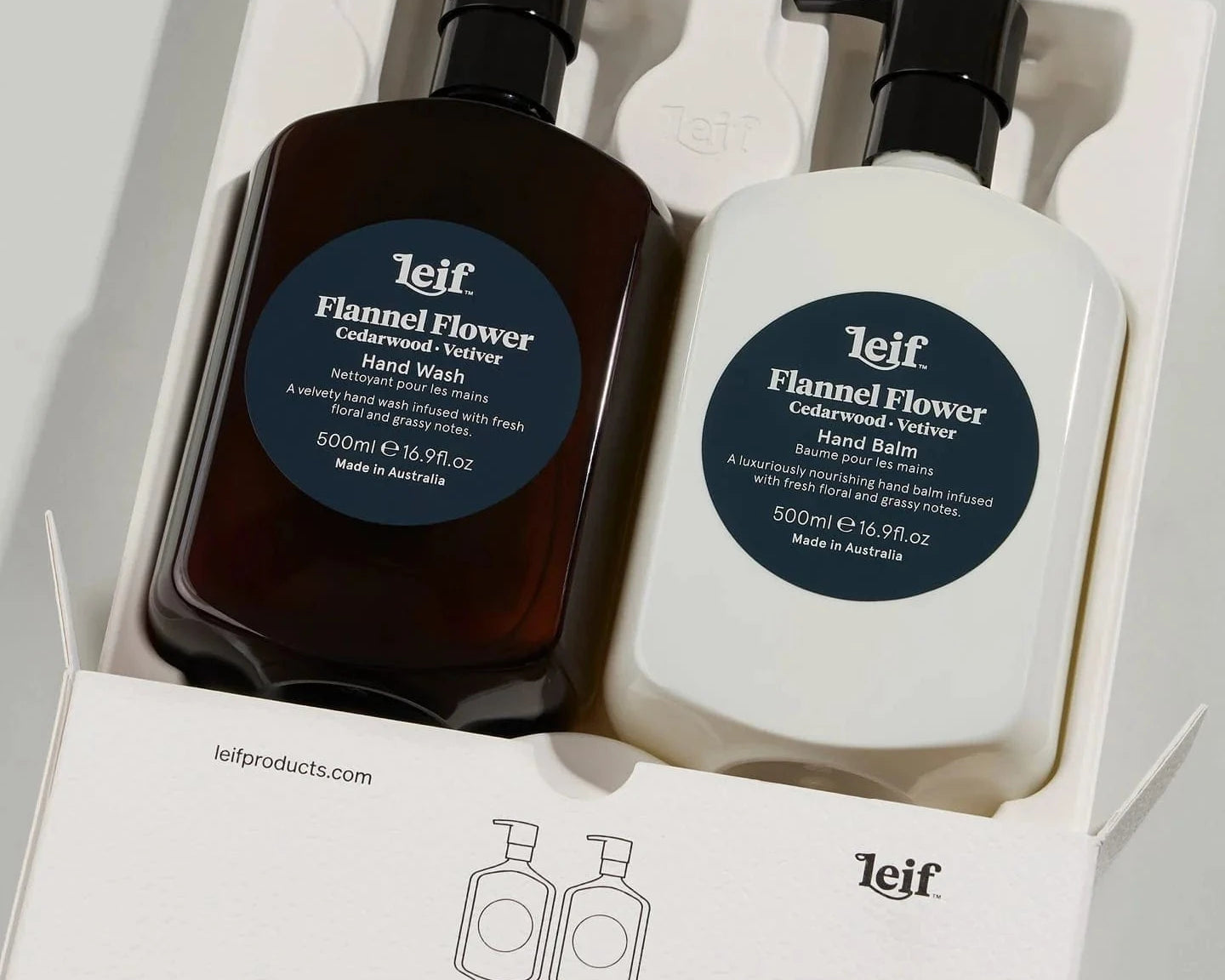 Leif Face/Body Flannel Flower Hand Duo - LGE