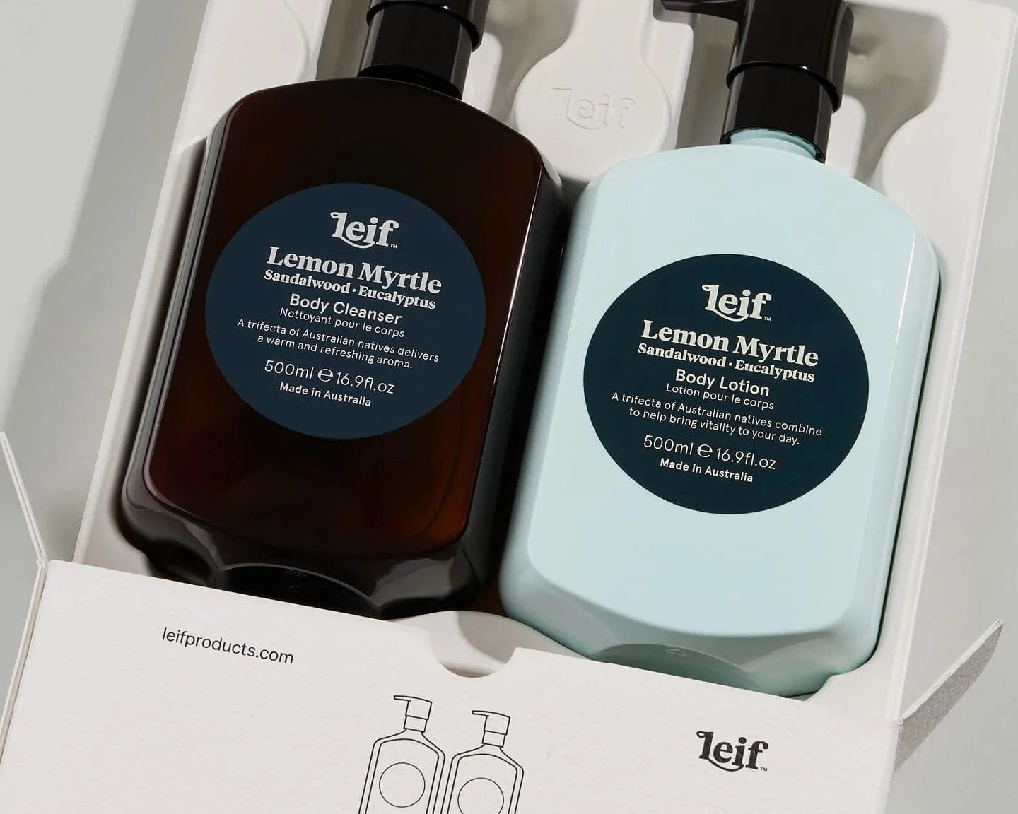 Leif Face/Body Lemon Myrtle Body Duo - LGE