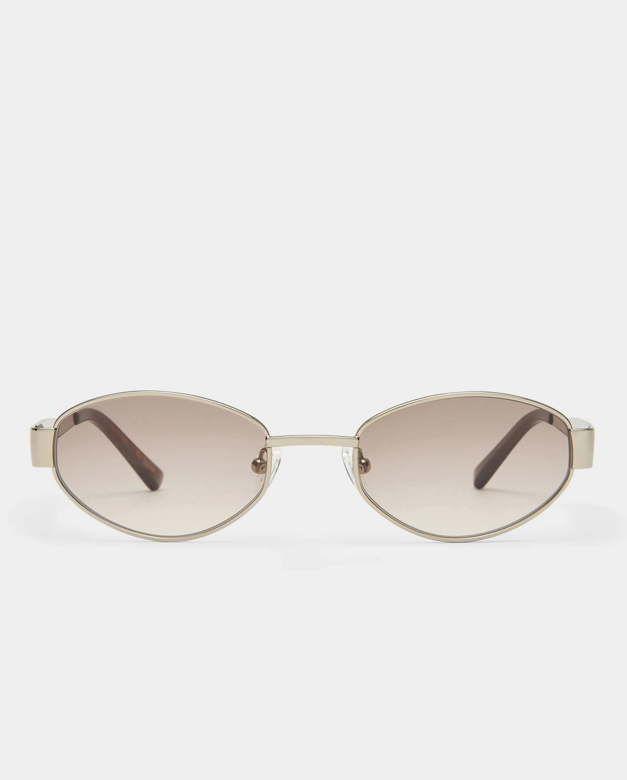 Luv Lou Sunglasses Luv Lou | The Boston - Crystal Silver