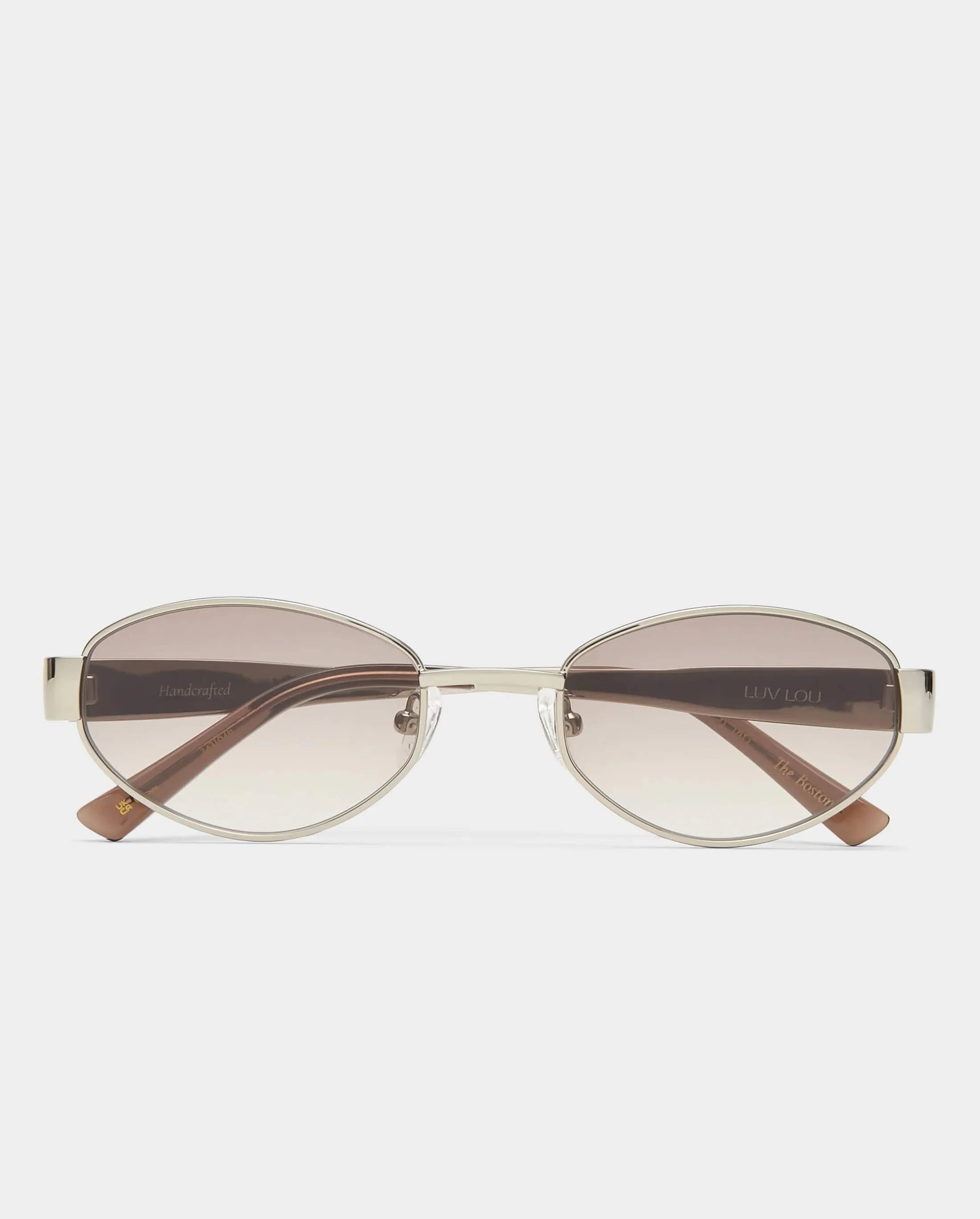 Luv Lou Sunglasses Luv Lou | The Boston - Crystal Silver