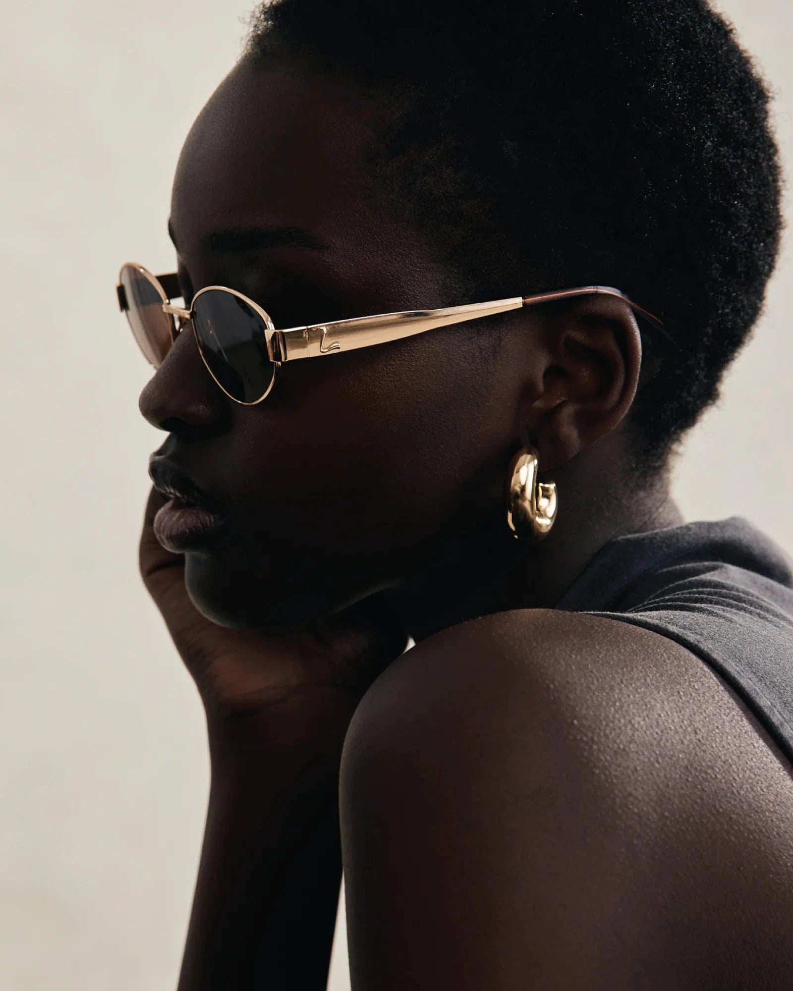 Luv Lou Sunglasses Luv Lou | The Boston - Gold