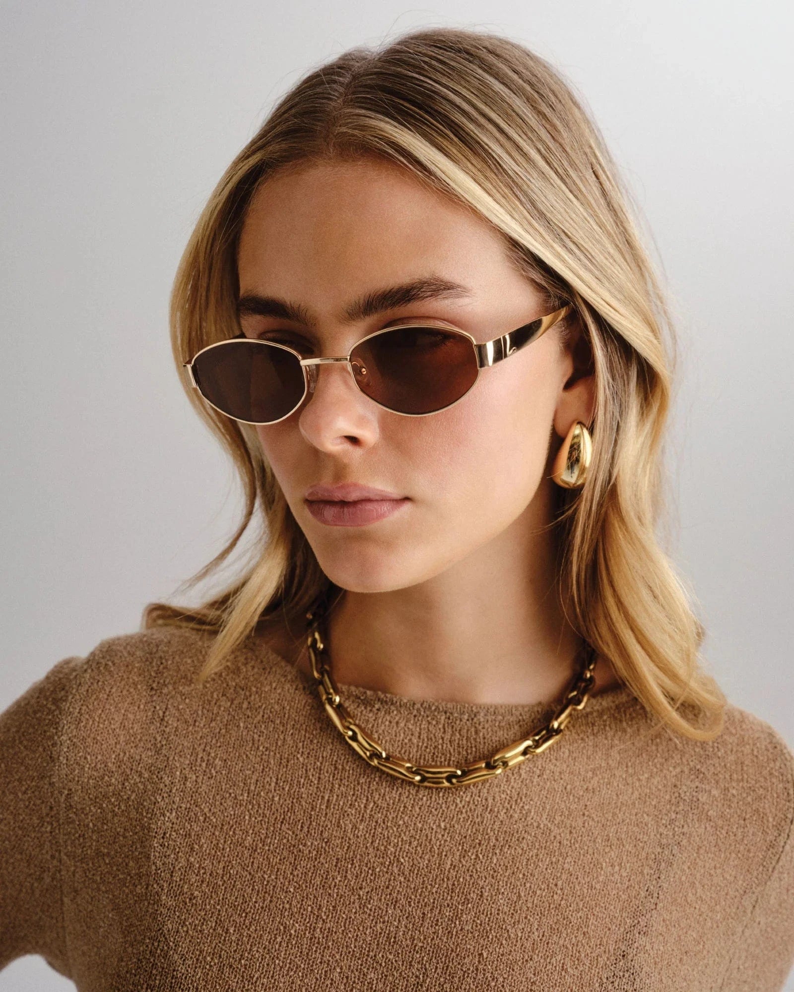 Luv Lou Sunglasses Luv Lou | The Boston - Gold