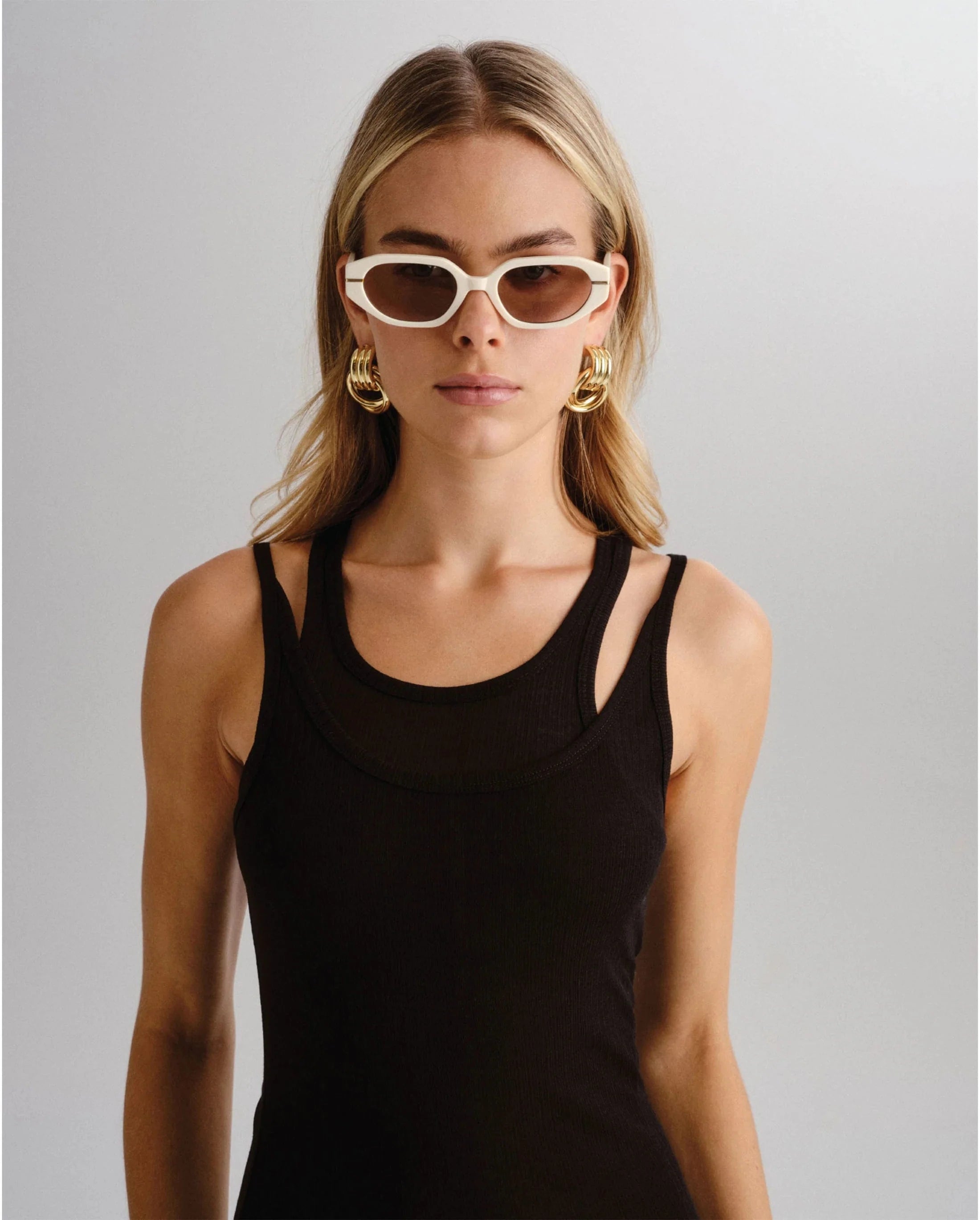 Luv Lou Sunglasses Luv Lou | The Frankie - Bone