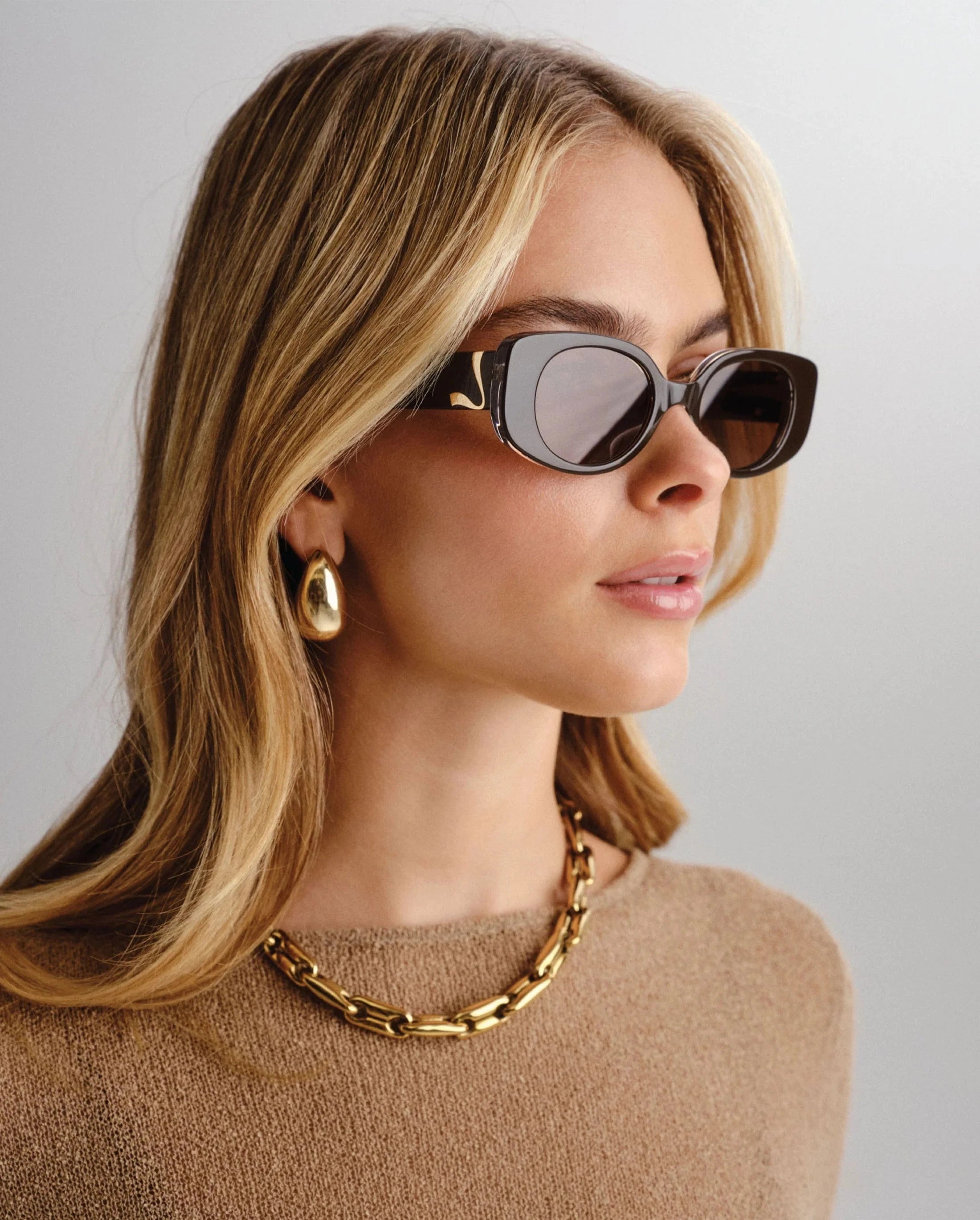 Luv Lou Sunglasses Luv Lou | The Helena - Dark Chocolate