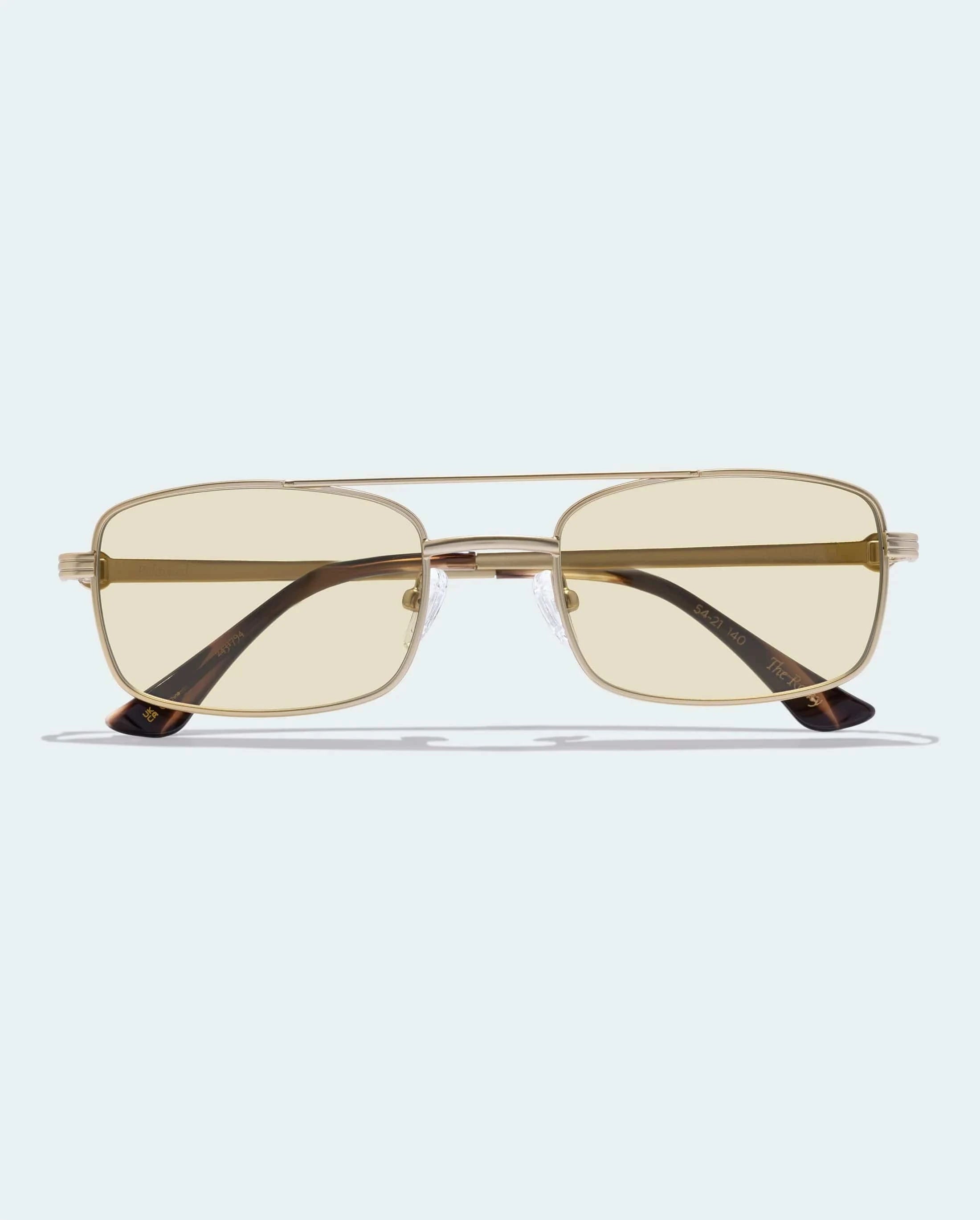 Luv Lou Sunglasses Luv Lou | The Rocky - Brushed Gold