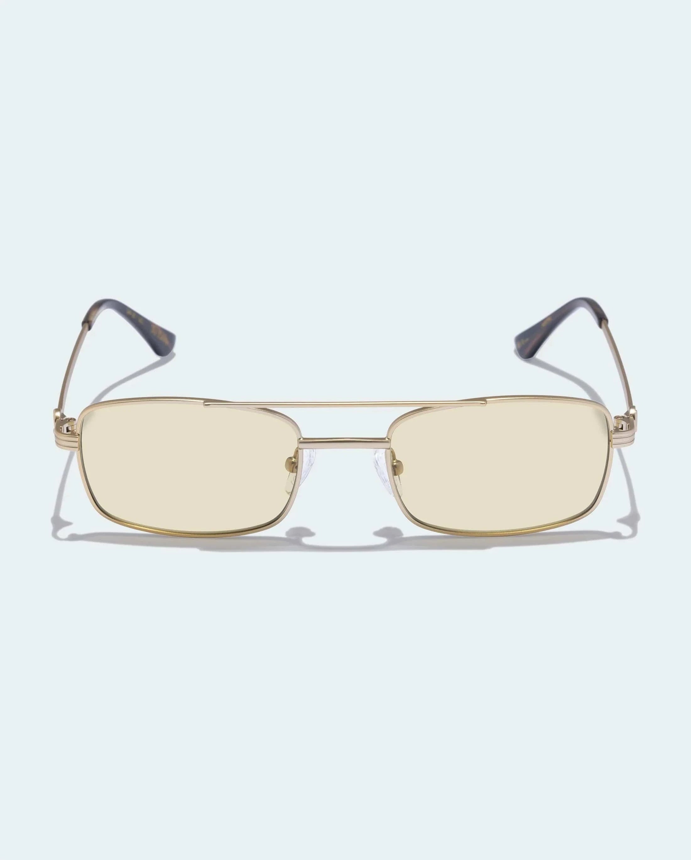 Luv Lou Sunglasses Luv Lou | The Rocky - Brushed Gold