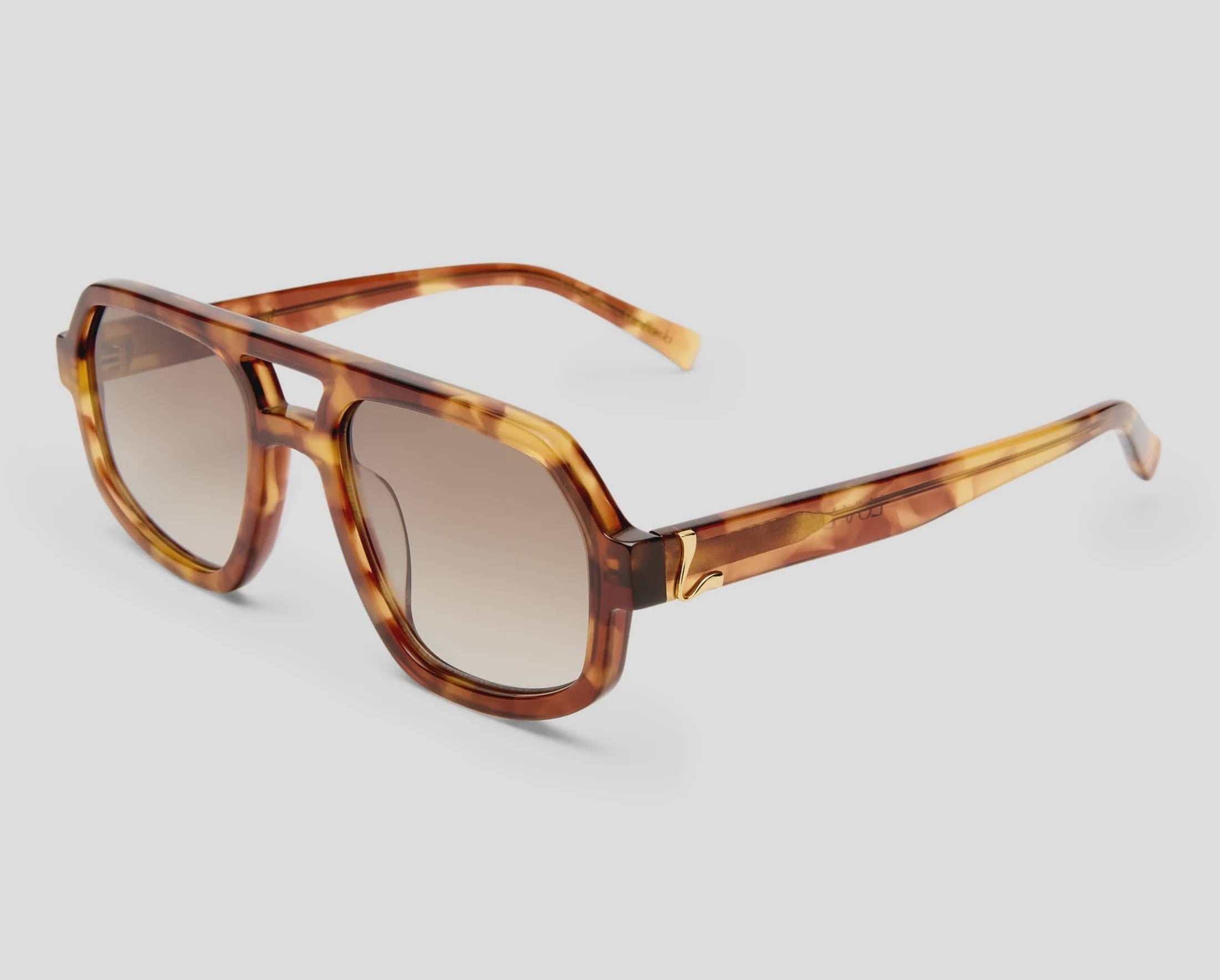 Luv Lou Sunglasses The Banks - Caramel Tort