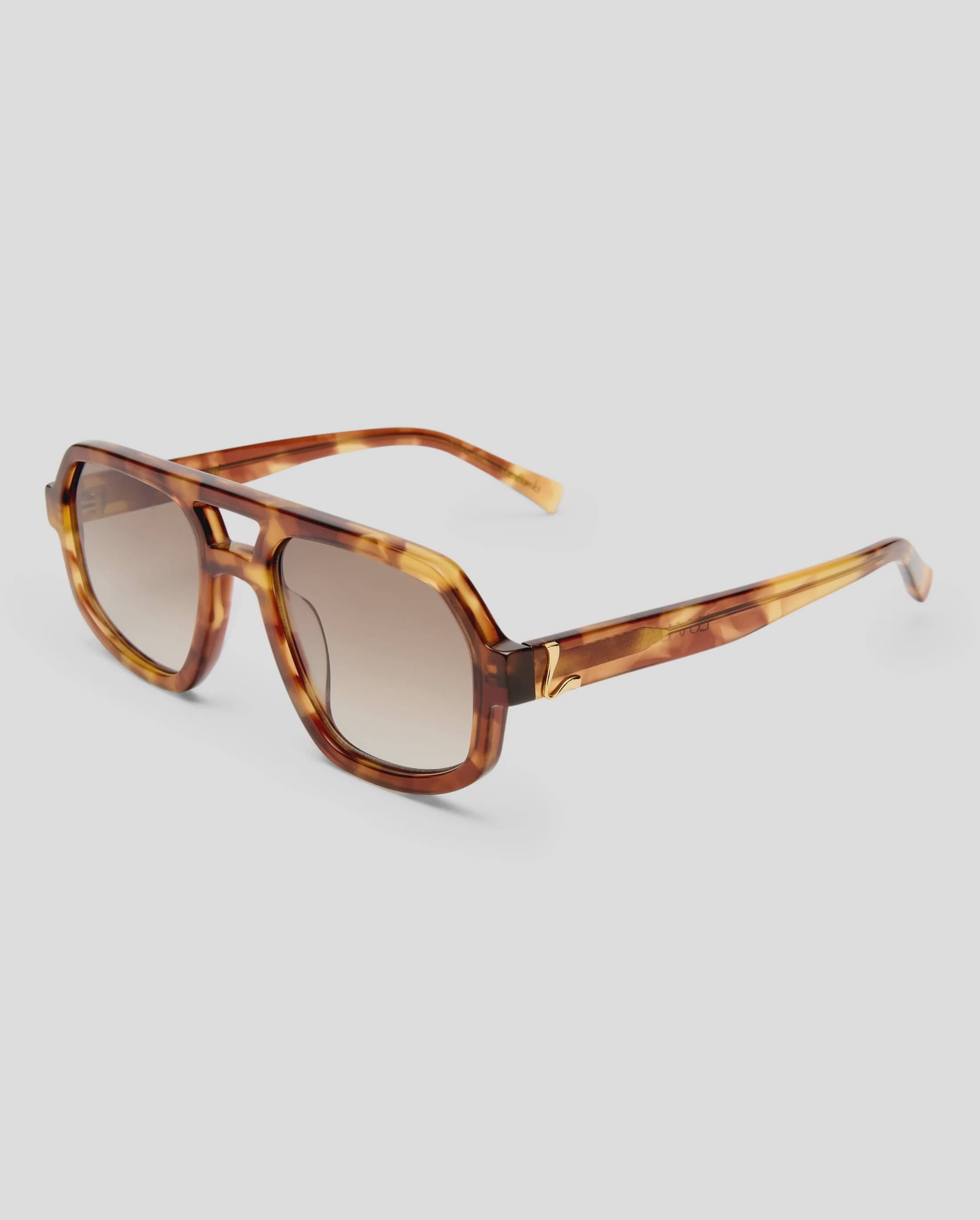 Luv Lou Sunglasses The Banks - Caramel Tort