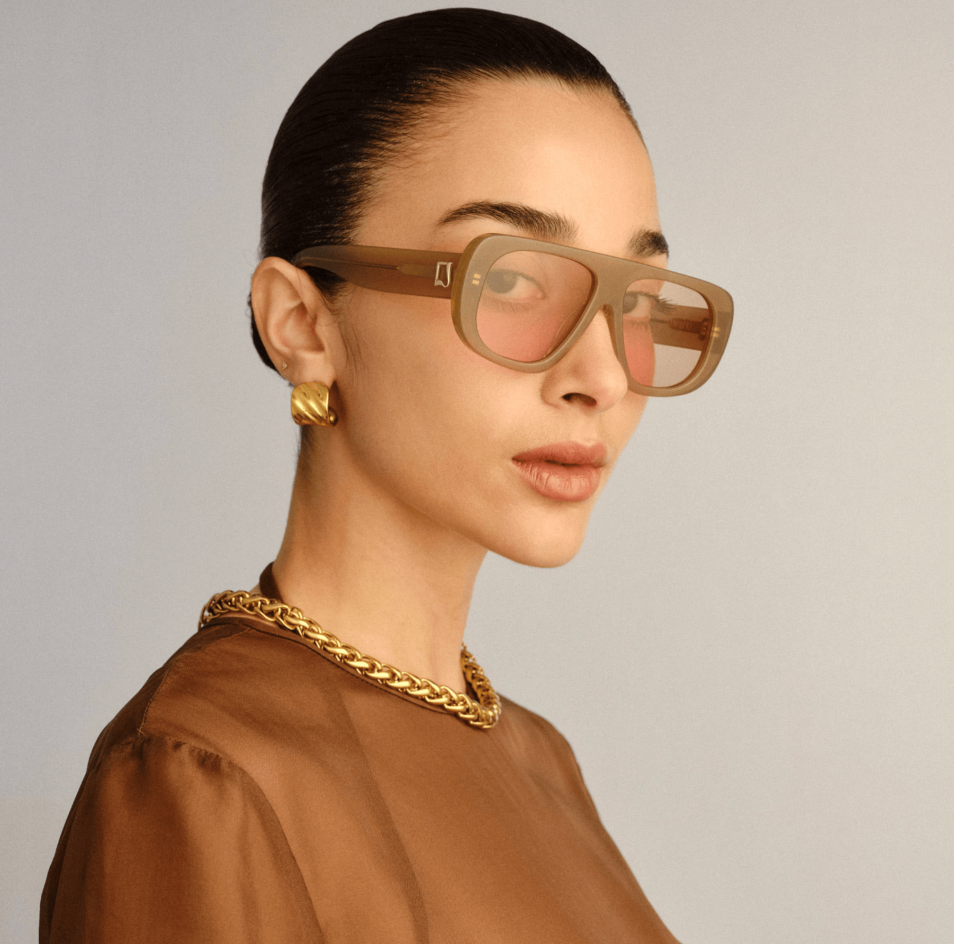 Luv Lou Sunglasses The Dionne - Clay