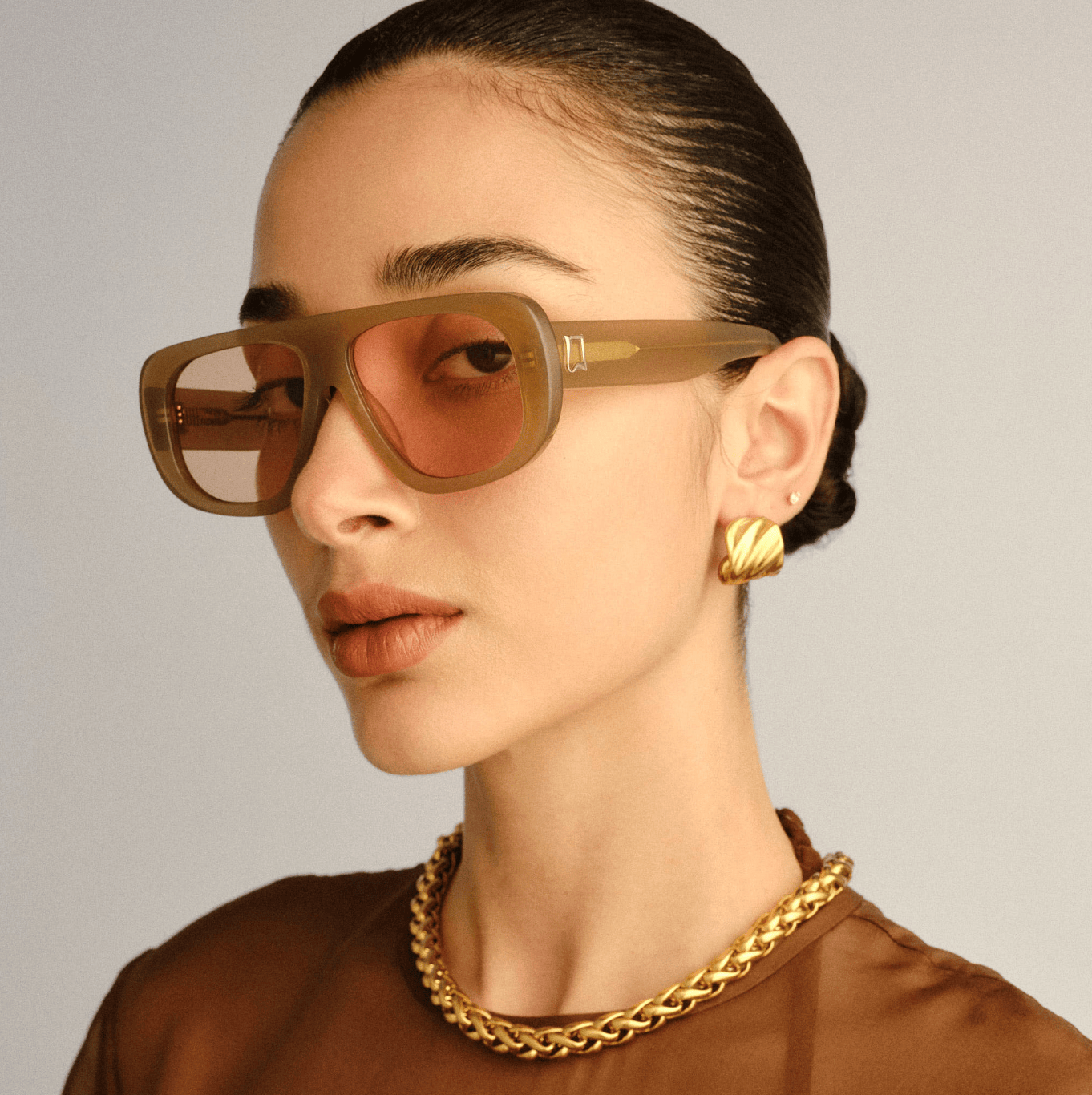 Luv Lou Sunglasses The Dionne - Clay