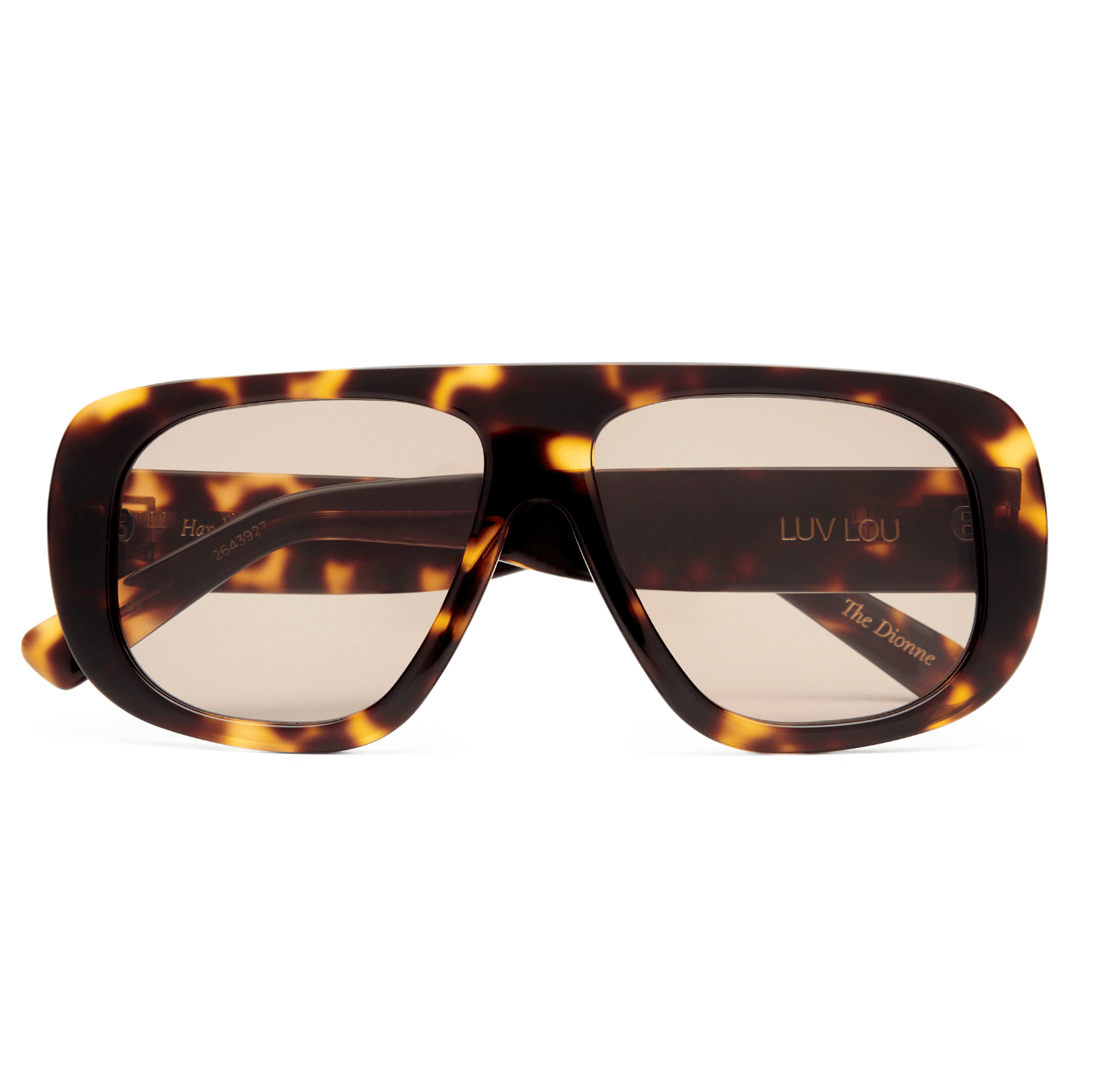 Luv Lou Sunglasses The Dionne - Crystal Tort