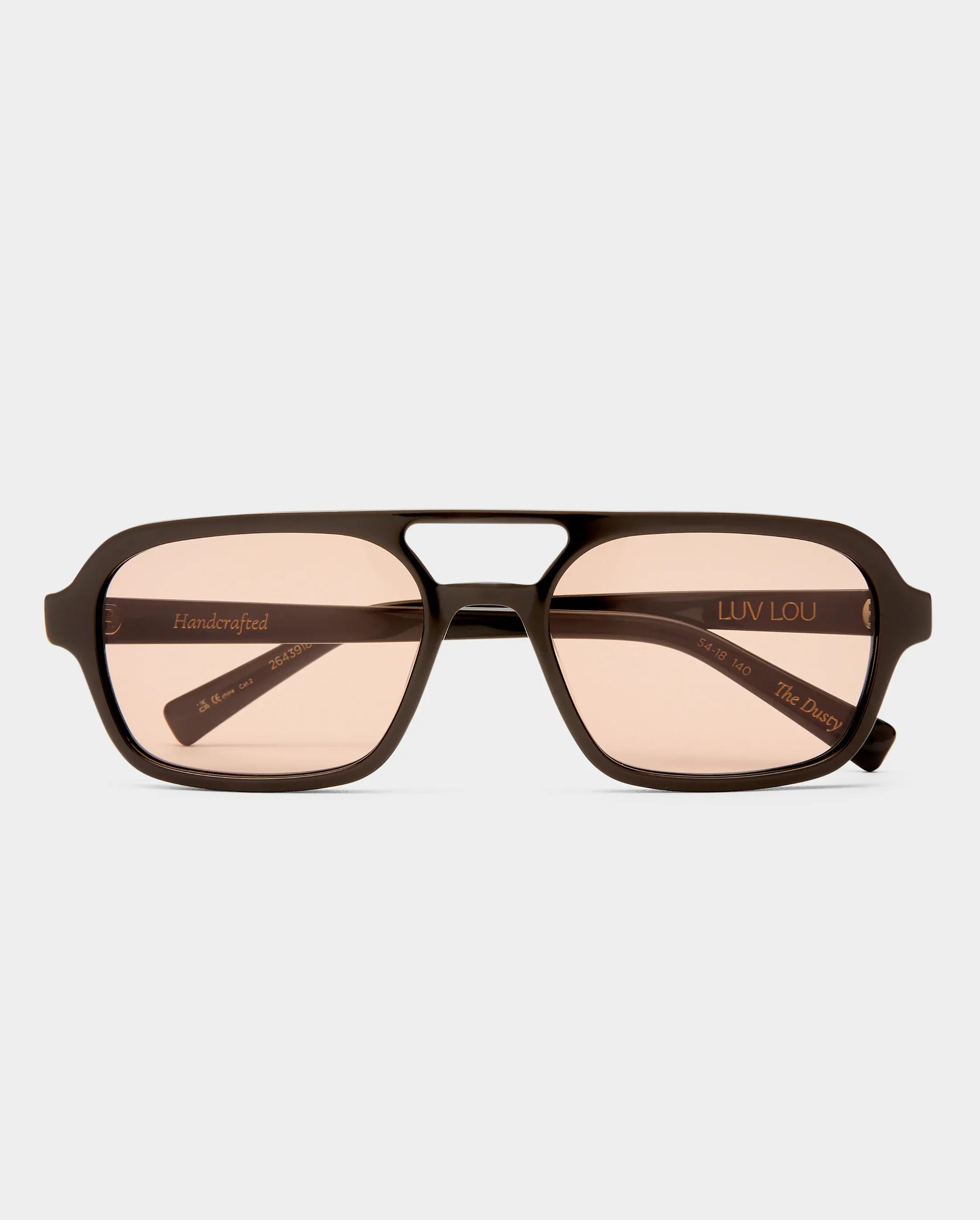 Luv Lou Sunglasses The Dusty - Dark Chocolate
