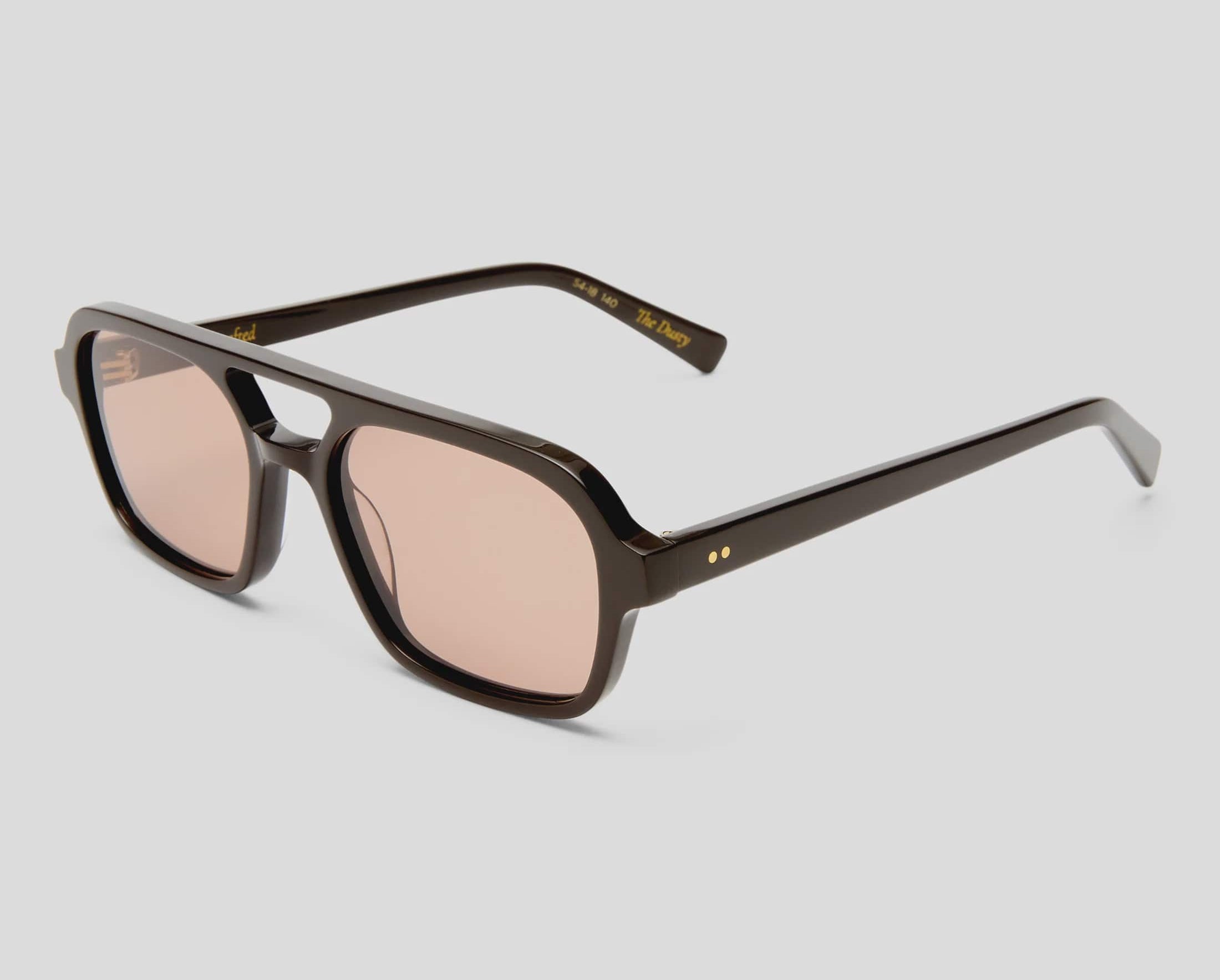 Luv Lou Sunglasses The Dusty - Dark Chocolate