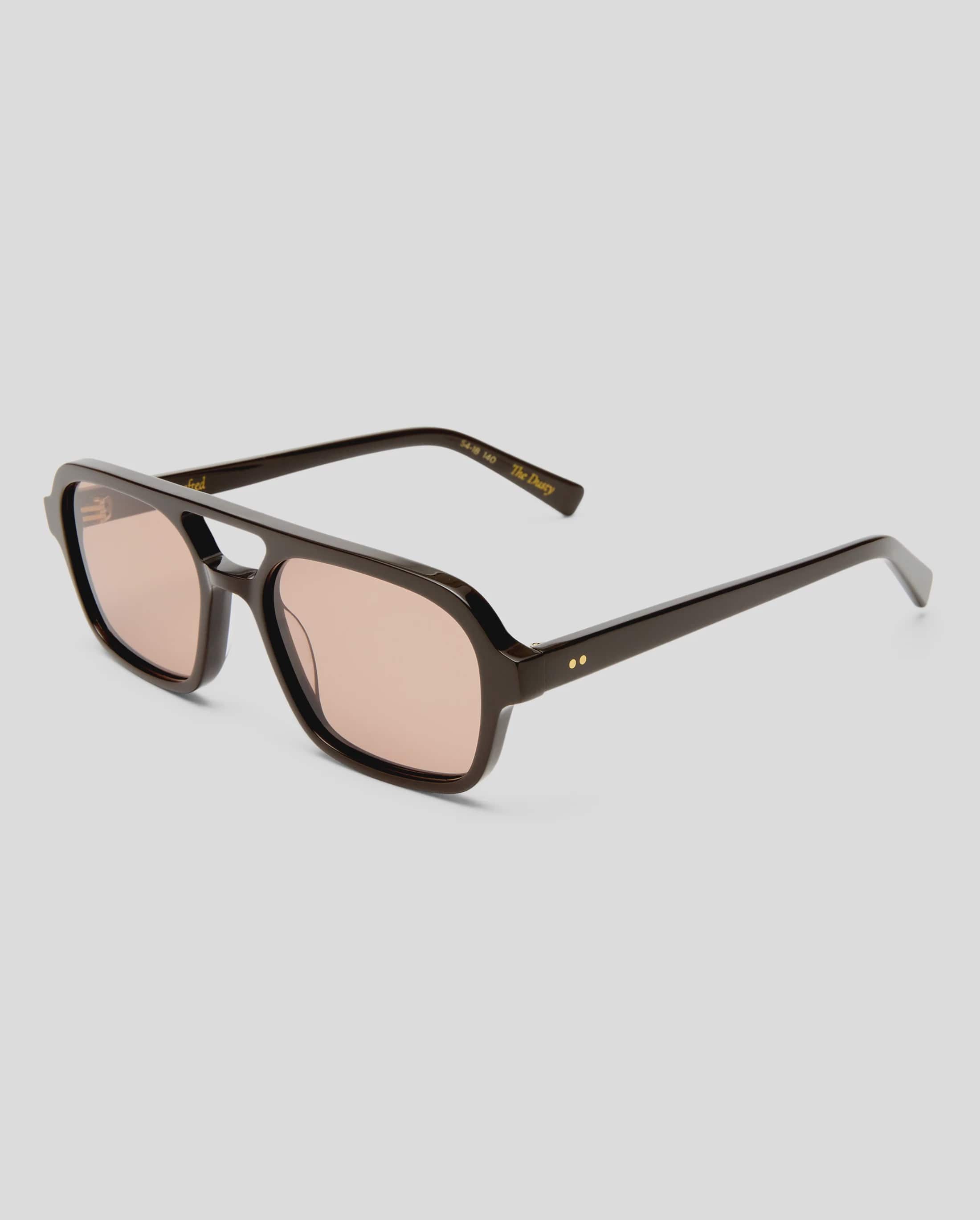 Luv Lou Sunglasses The Dusty - Dark Chocolate