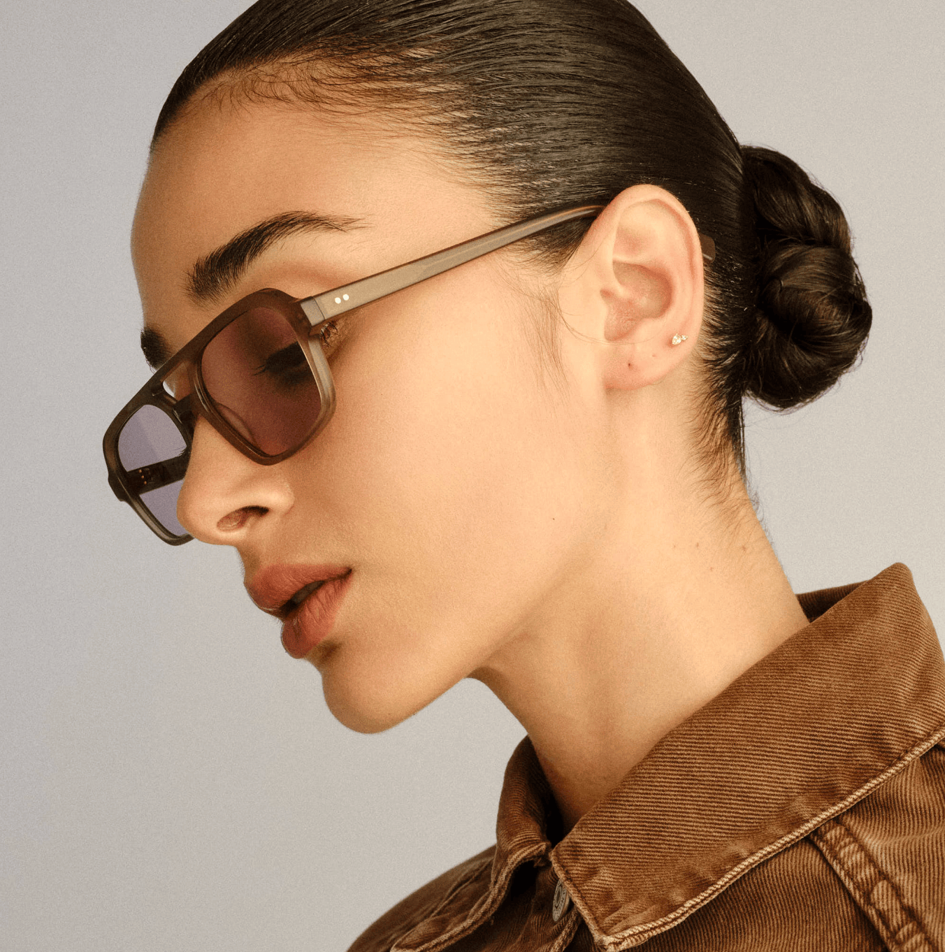 Luv Lou Sunglasses The Dusty - Mushroom